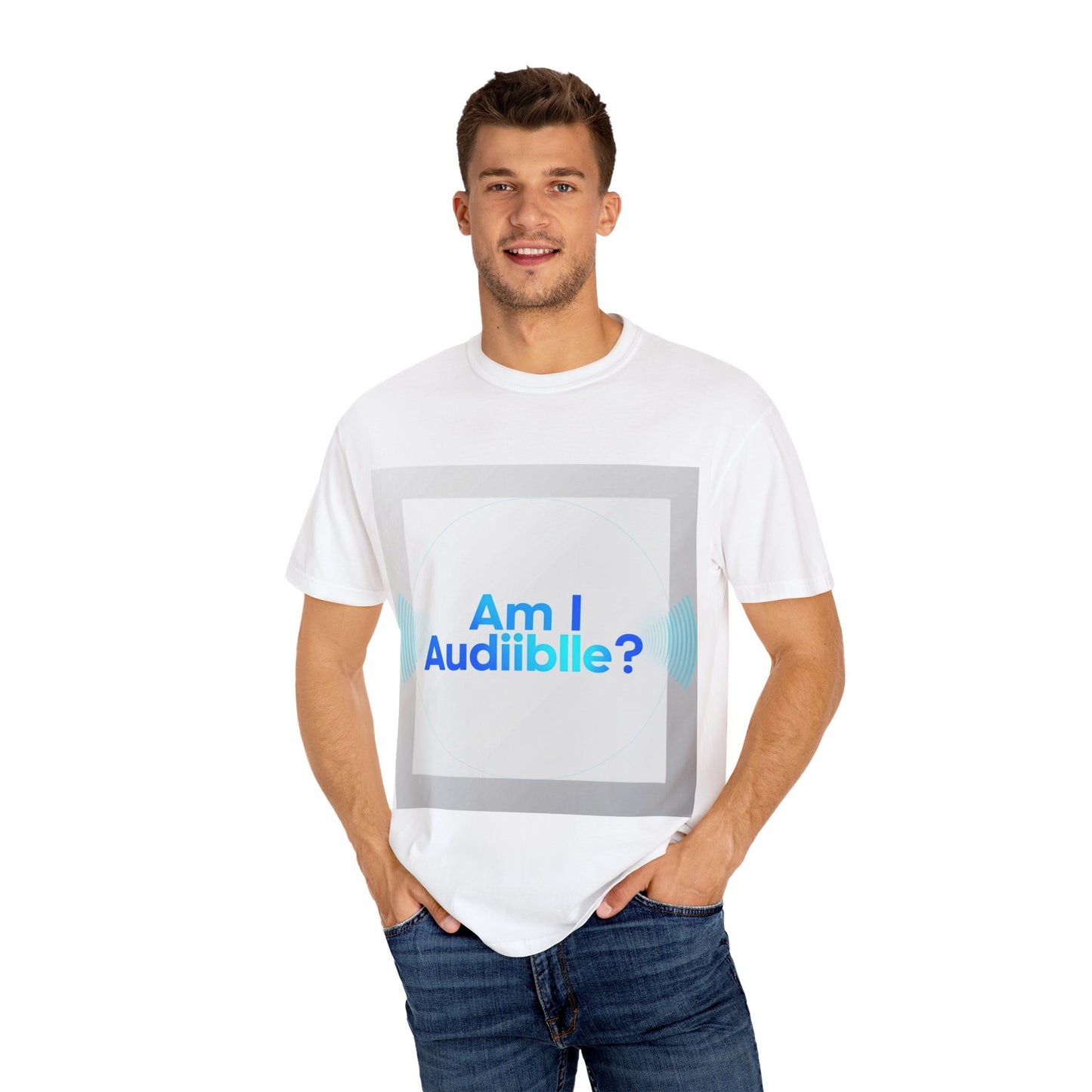 "Funny Am I audible? T-shirt"