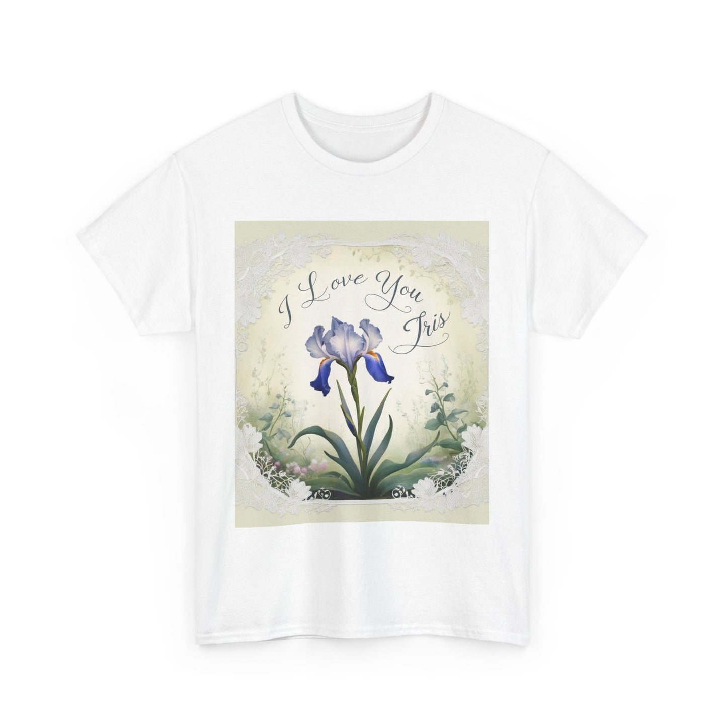 “Valentine special - Express Your Love - I Love You, Iris T-shirt”