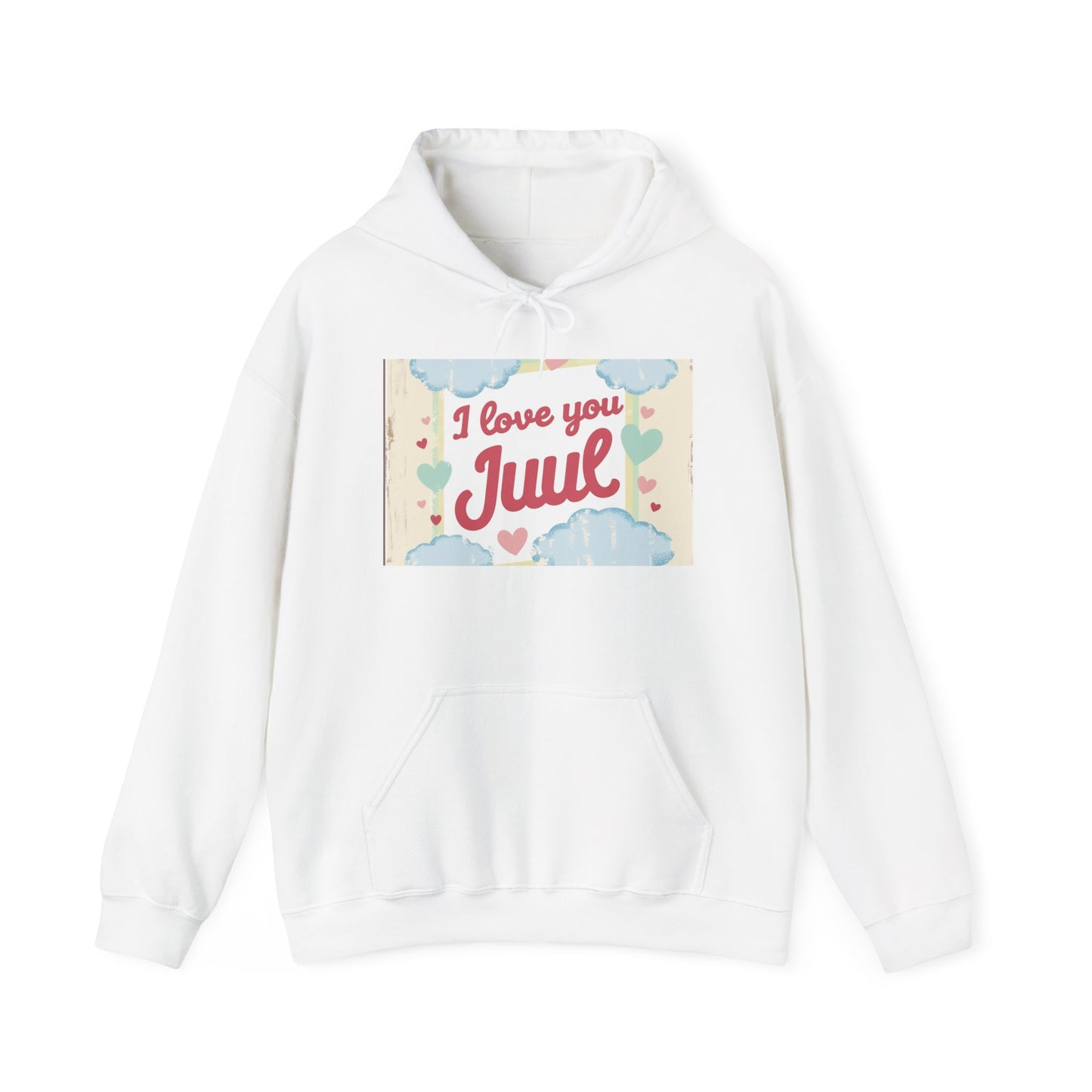 “Valentine special - Express Your Love - I Love You, Juul Hooded Sweatshirt”
