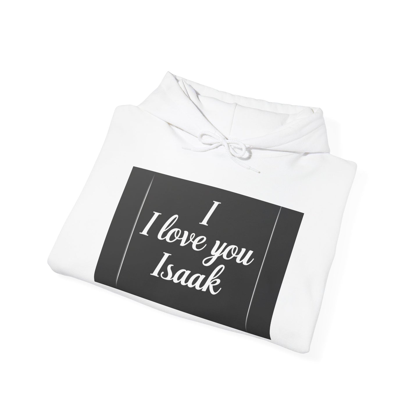 “Valentine special - Express Your Love - I Love You, Isaak Hooded Sweatshirt”