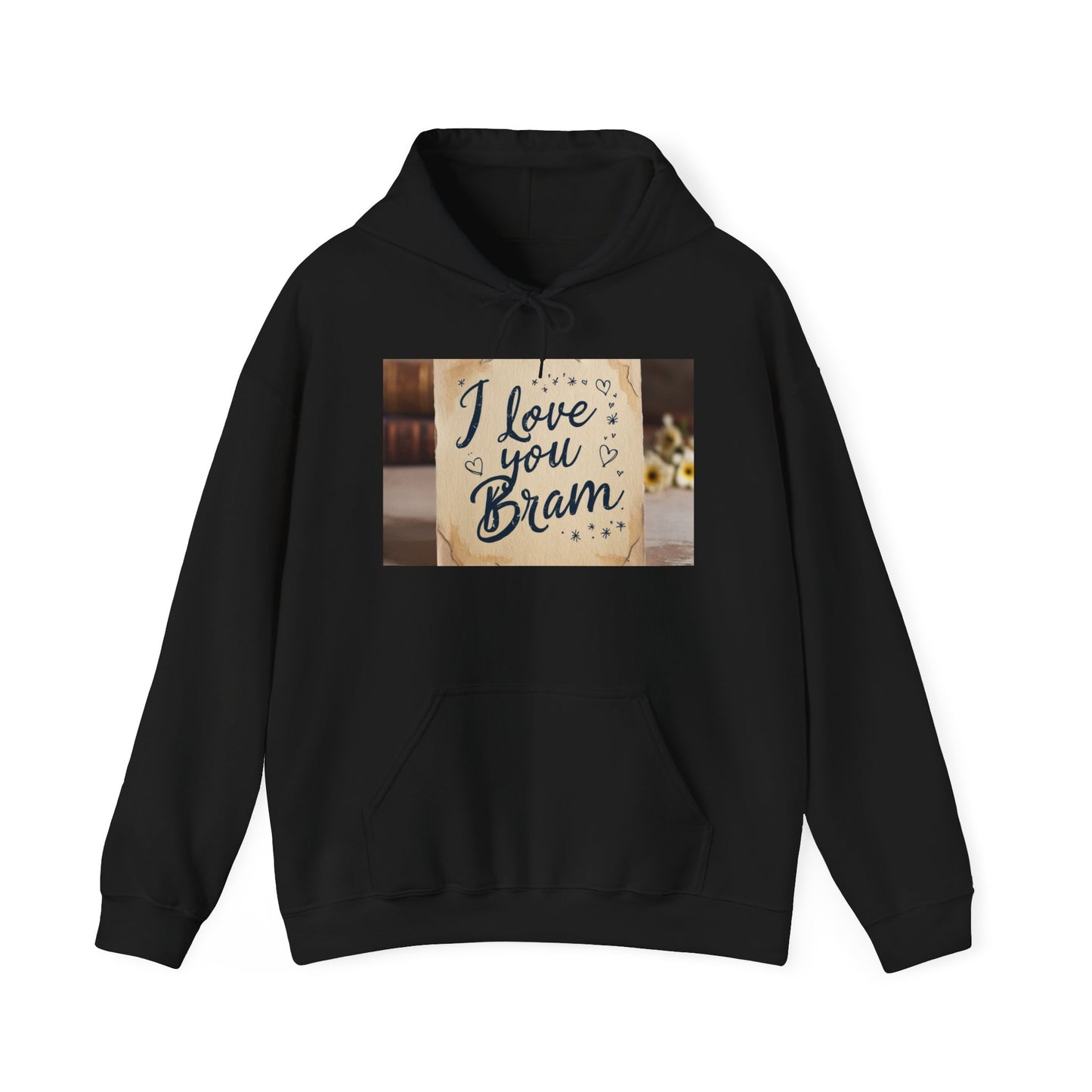 “Valentine special - Express Your Love - I Love You, Bram Hooded Sweatshirt”