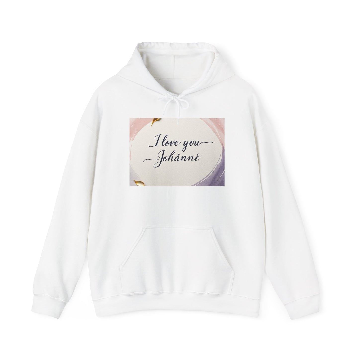 “Valentine special - Express Your Love - I Love You, Johanne Hooded Sweatshirt”
