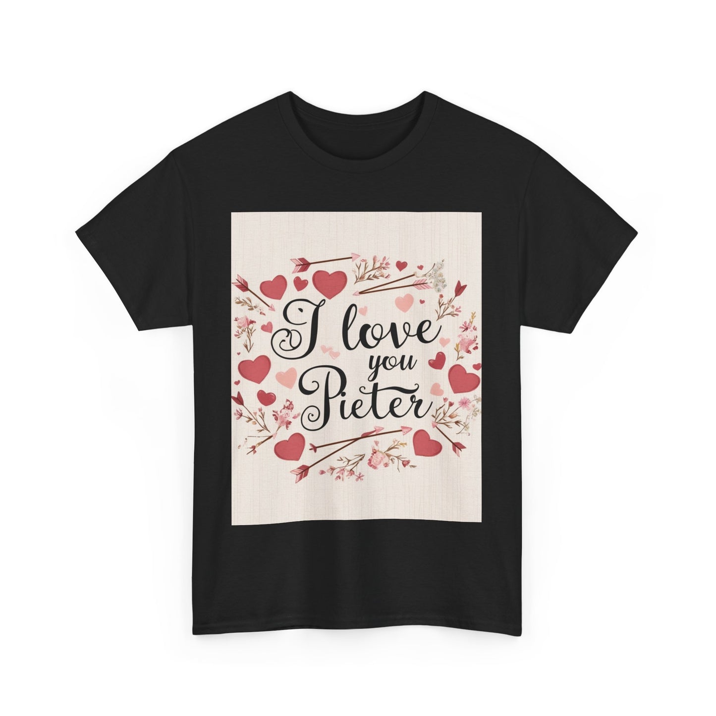 “Valentine special - Express Your Love - I Love You, Pieter T-shirt”