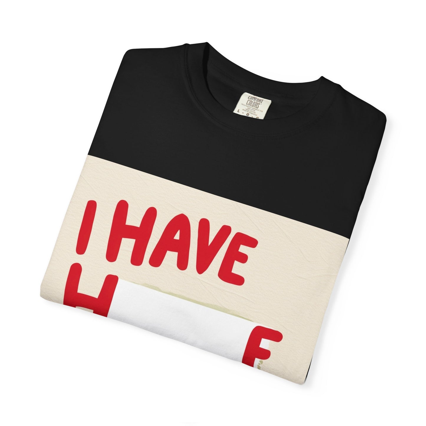 "Funny I have a big... T-shirt"