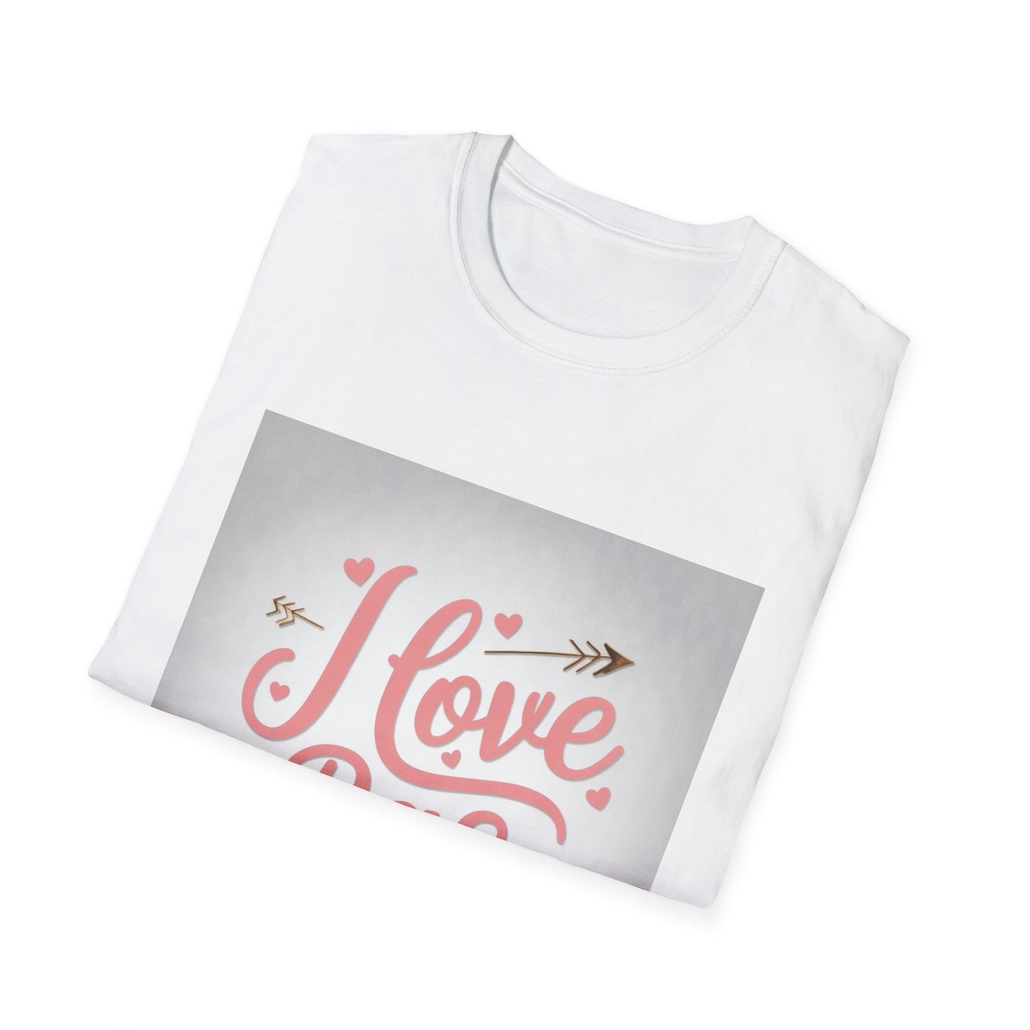 “Valentine special - Express Your Love - I Love You, Bas T-shirt”