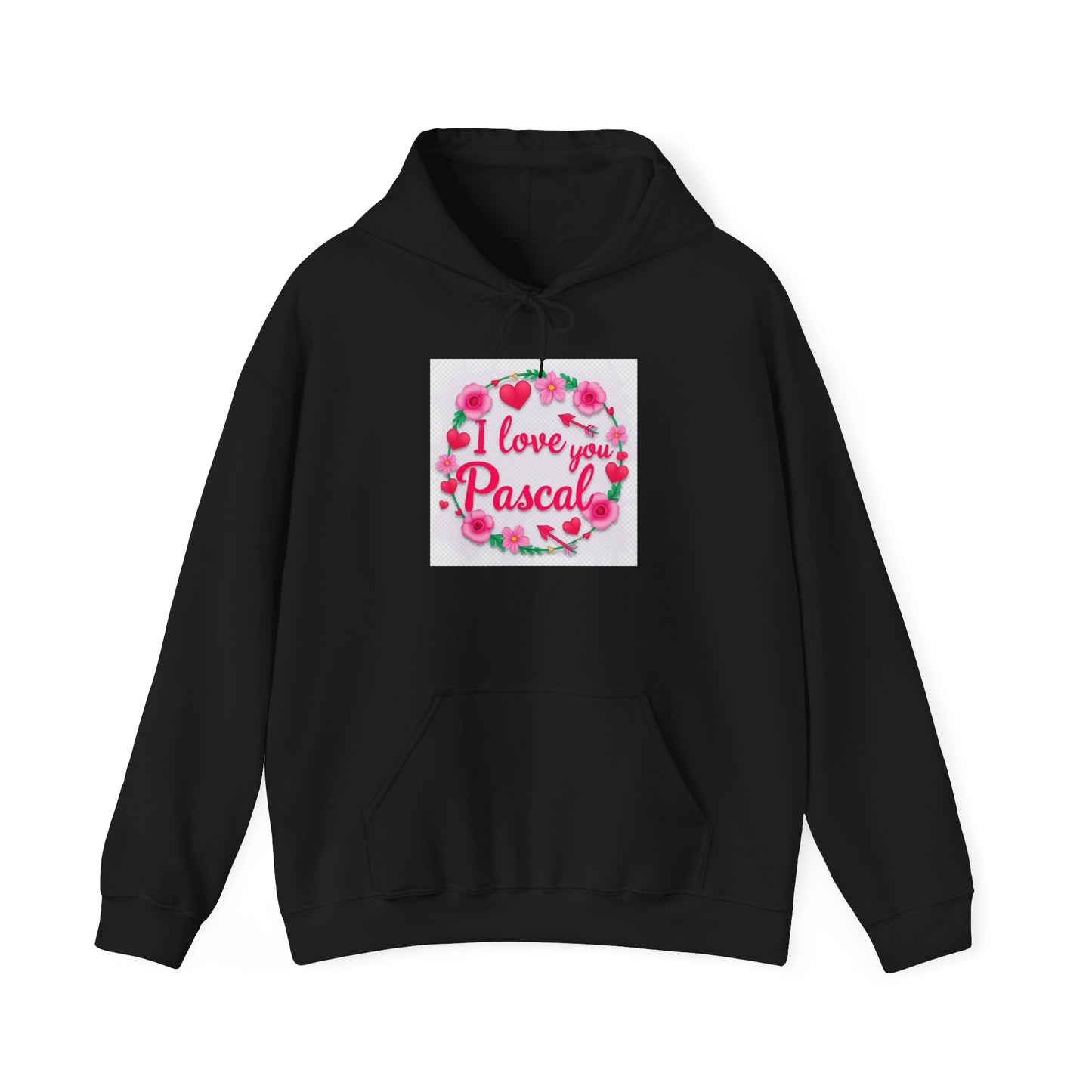 “Valentine special - Express Your Love - I Love You, Pascal Hooded Sweatshirt”