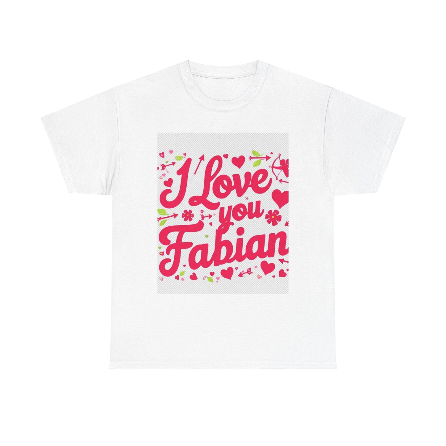 “Valentine special - Express Your Love - I Love You, Fabian T-shirt”