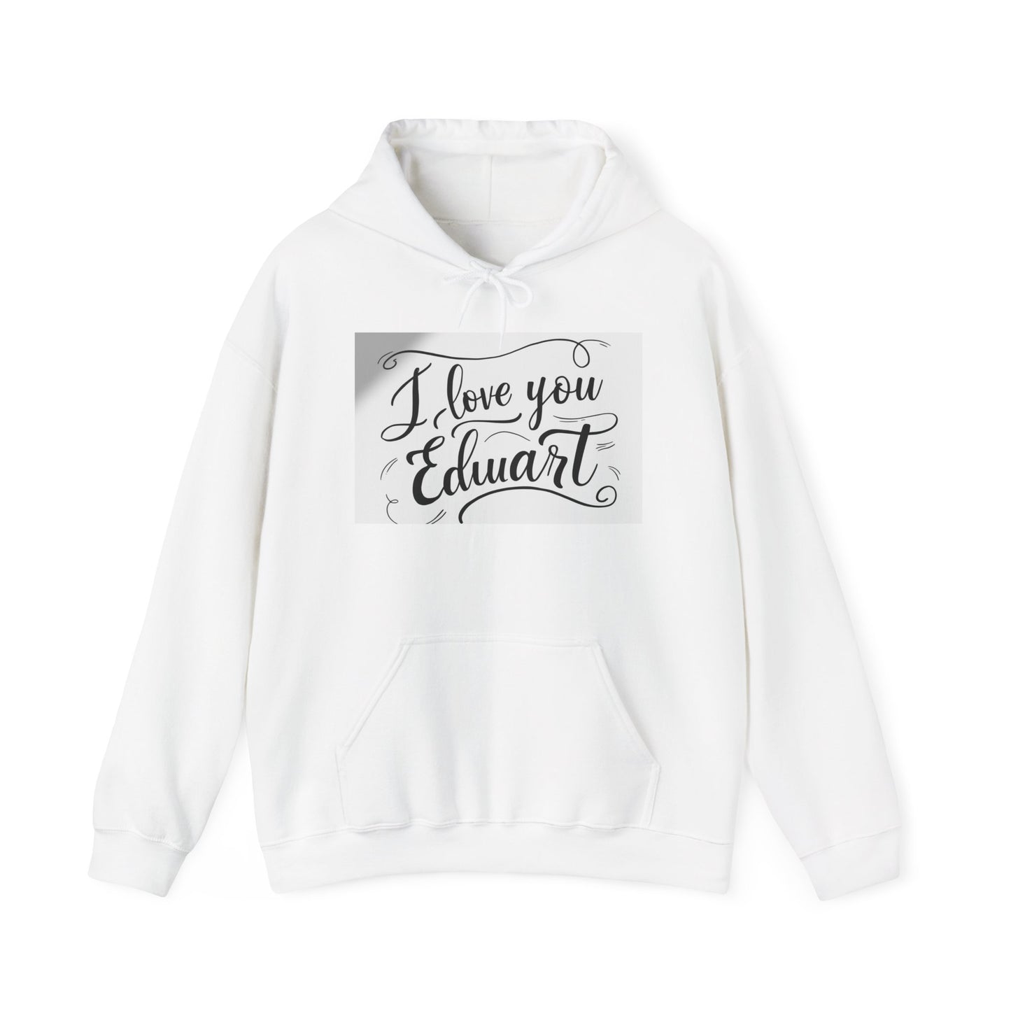 “Valentine special - Express Your Love - I Love You, Edwart Hooded Sweatshirt”
