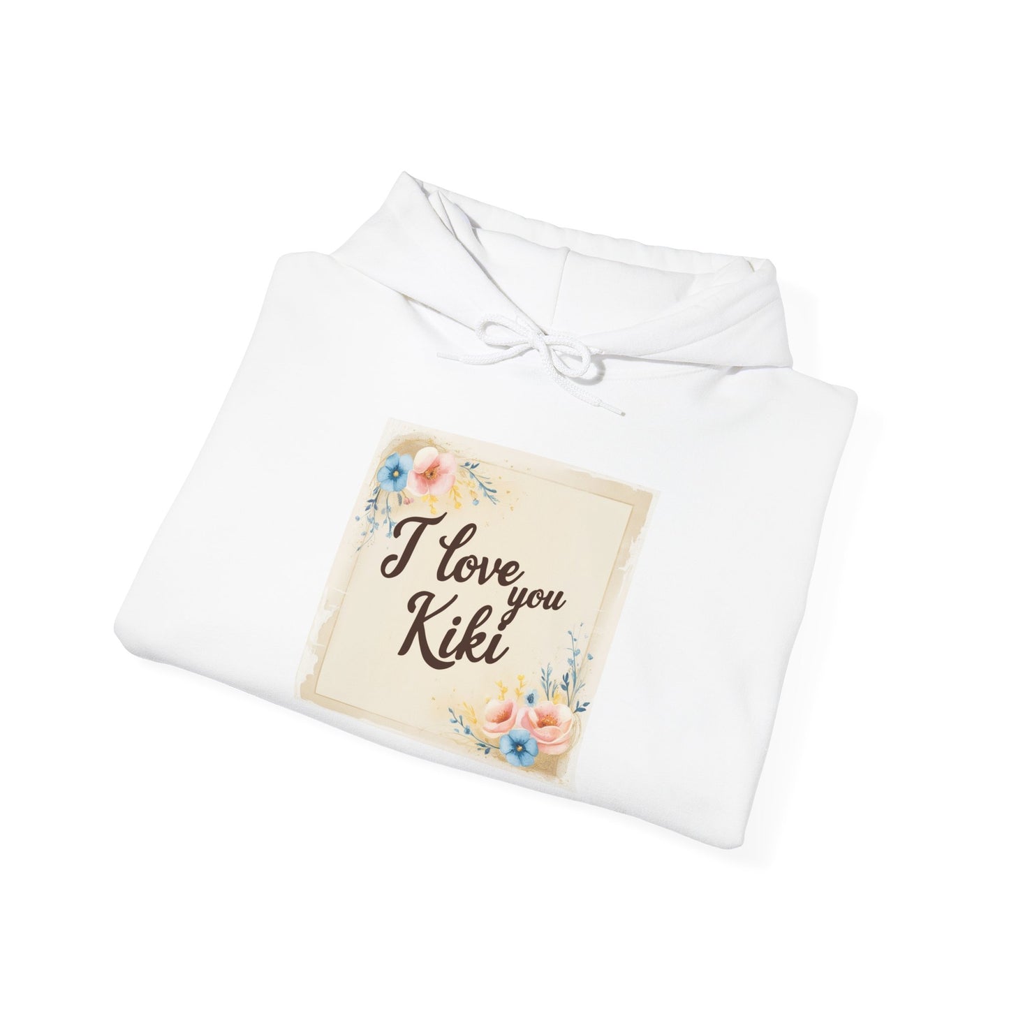 “Valentine special - Express Your Love - I Love You, Kiki Hooded Sweatshirt”