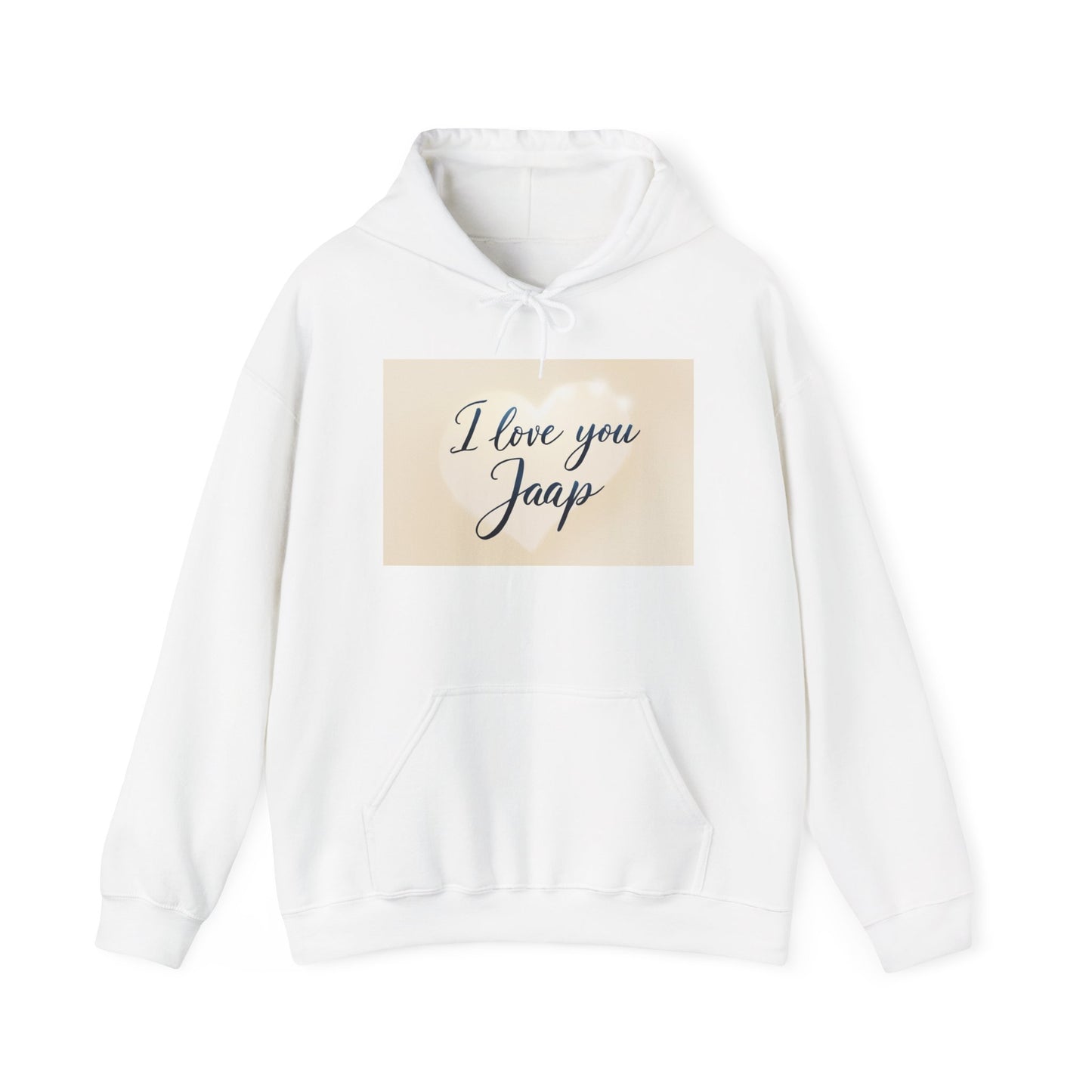 “Valentine special - Express Your Love - I Love You, Jaap Hooded Sweatshirt”
