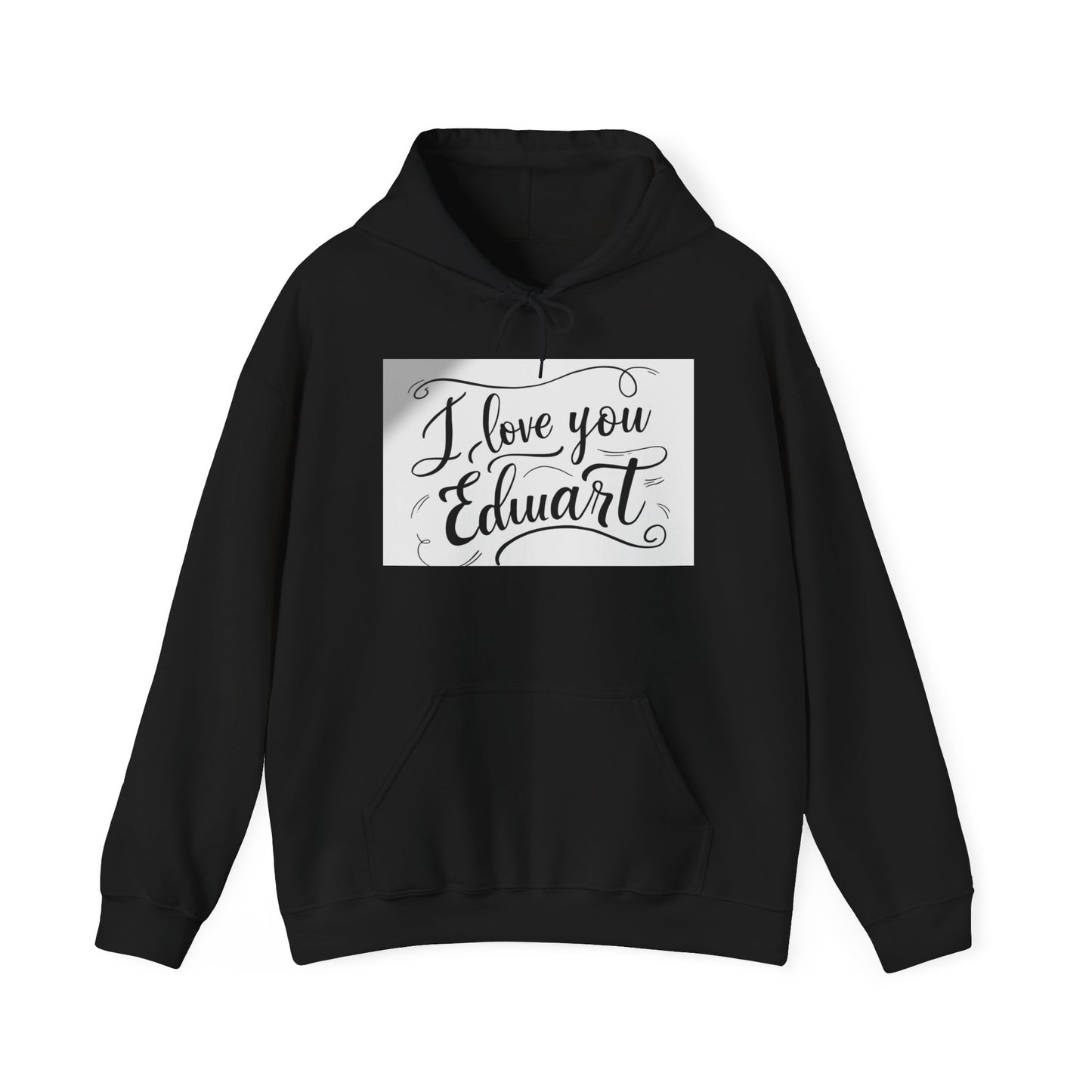 “Valentine special - Express Your Love - I Love You, Edwart Hooded Sweatshirt”