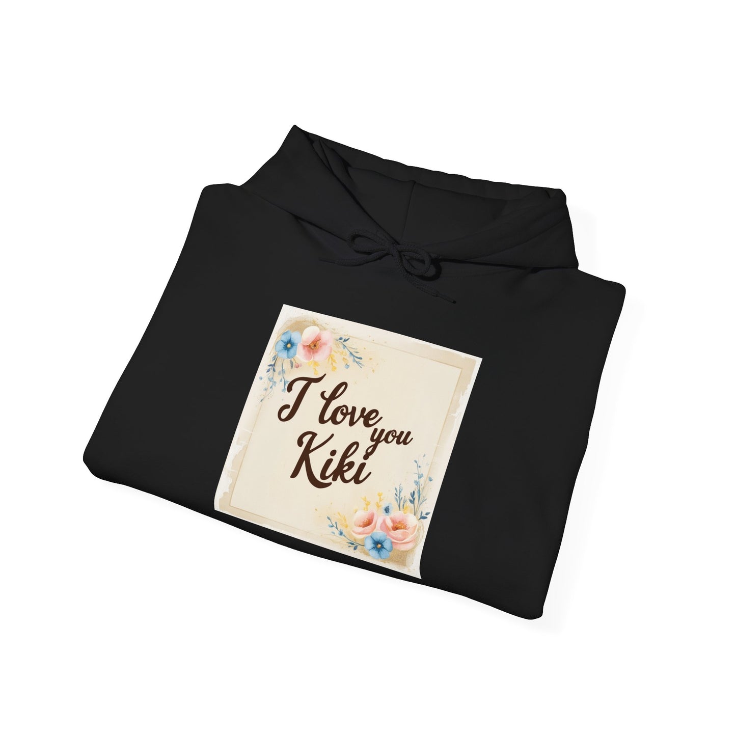 “Valentine special - Express Your Love - I Love You, Kiki Hooded Sweatshirt”