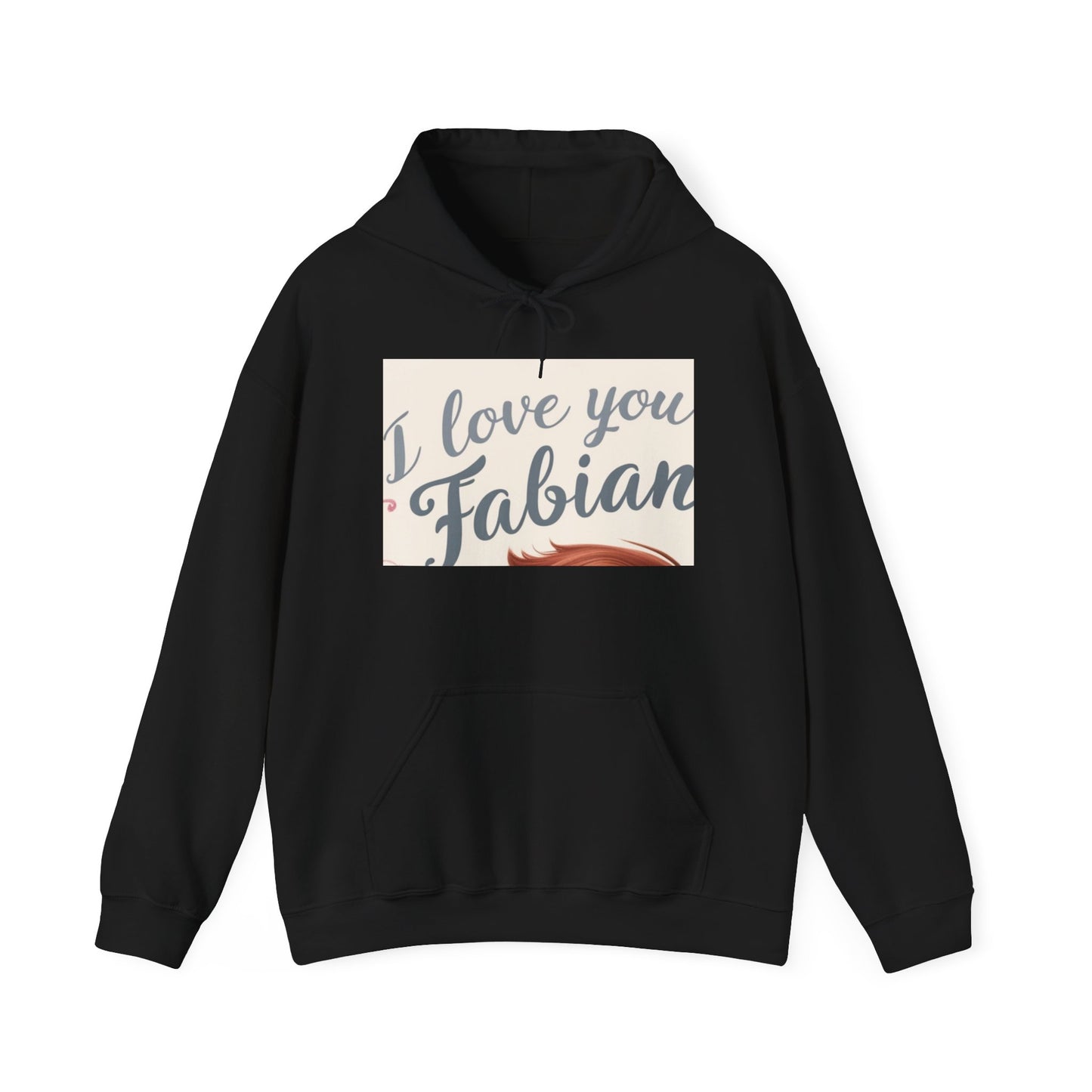 “Valentine special - Express Your Love - I Love You, Fabian Hooded Sweatshirt”