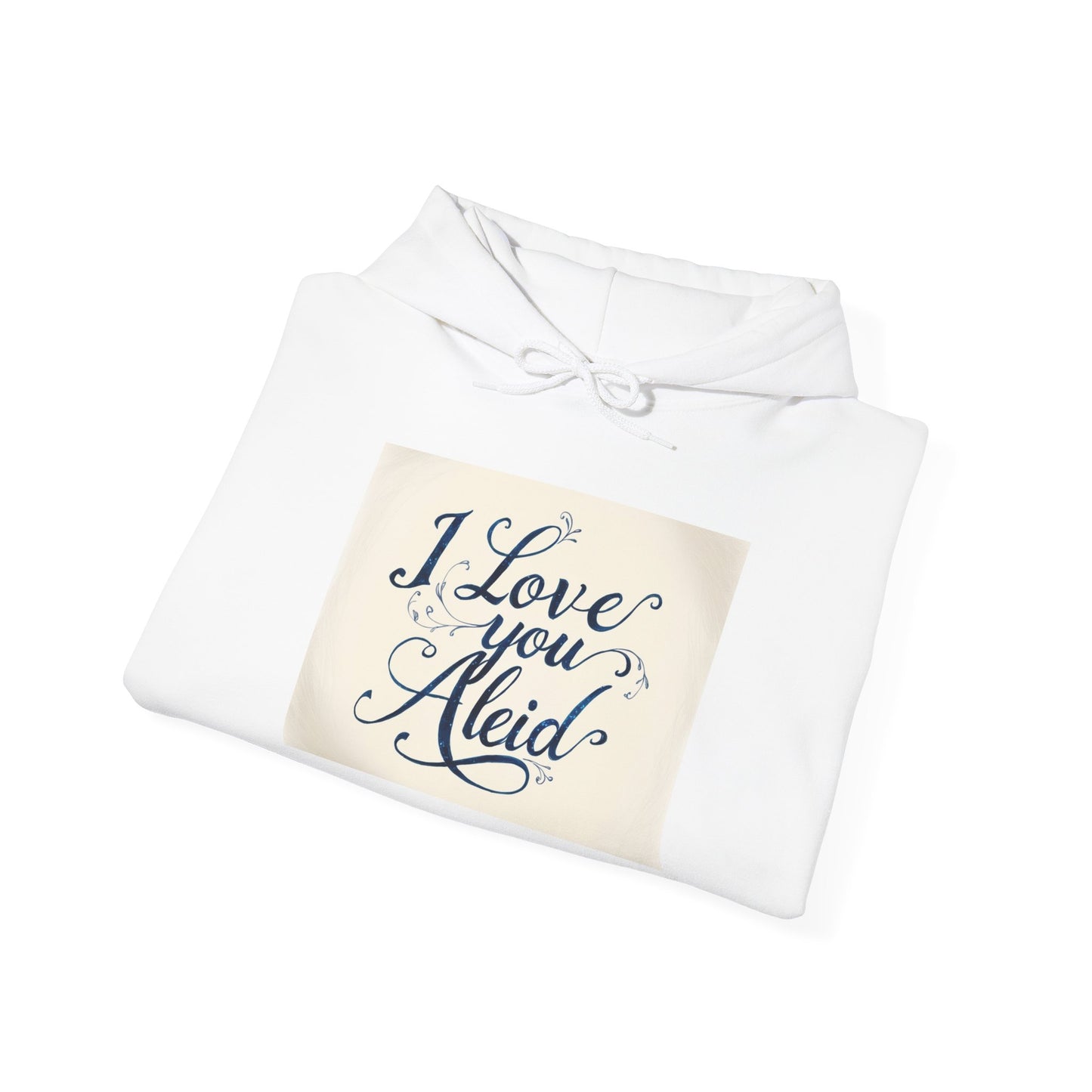 “Valentine special - Express Your Love - I Love You, Aleid Hooded Sweatshirt ”