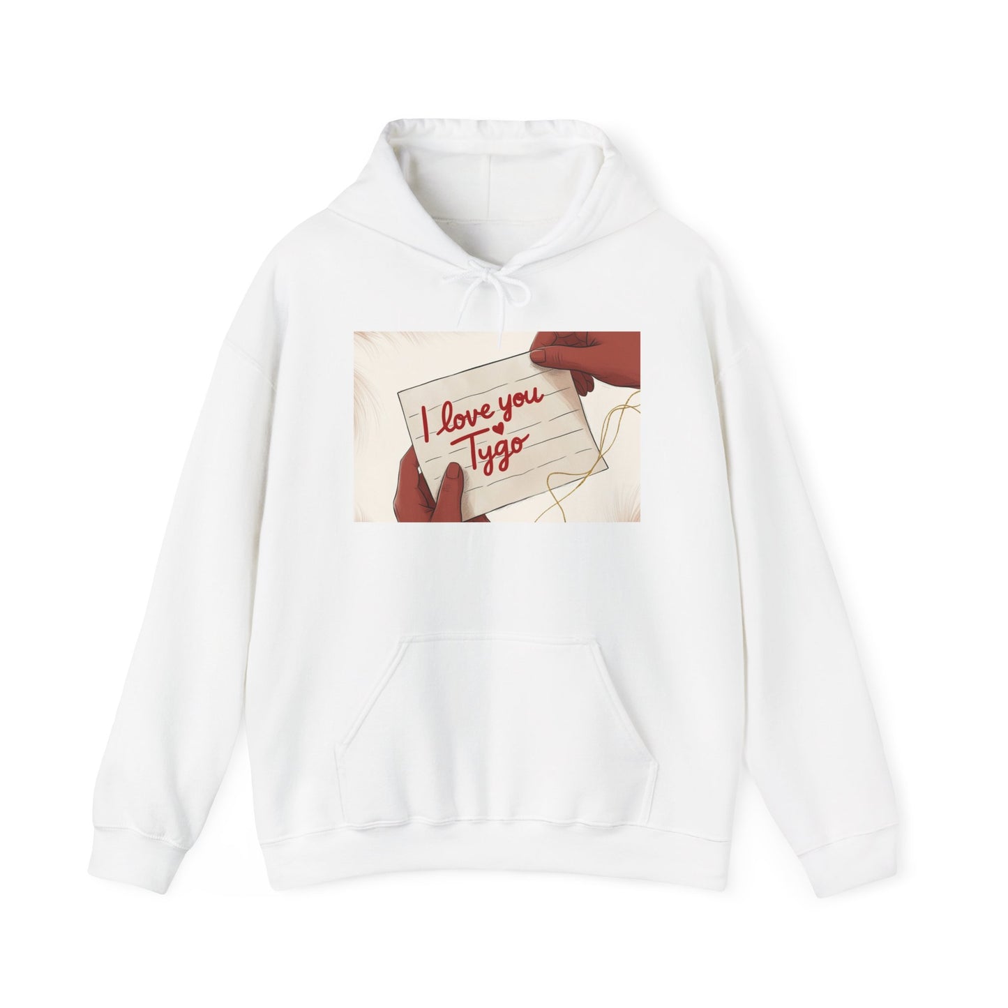 “Valentine special - Express Your Love - I Love You, Tygo Hooded Sweatshirt”