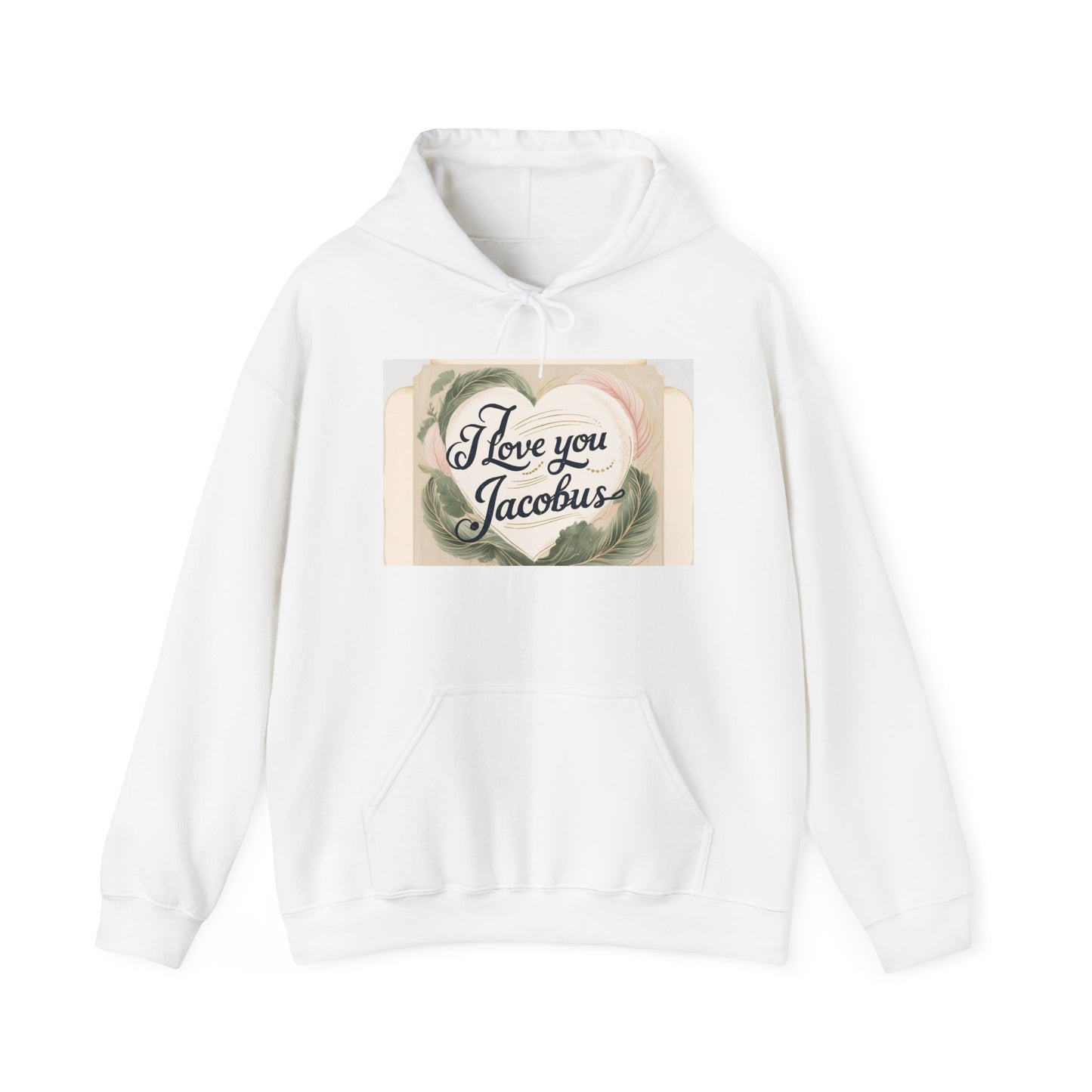 “Valentine special - Express Your Love - I Love You, Jacobus Hooded Sweatshirt”