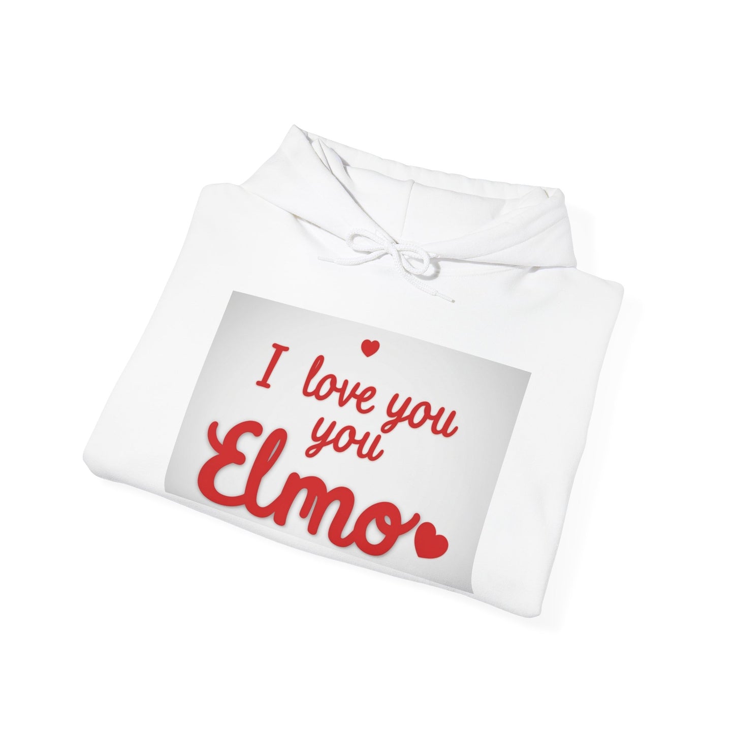“Valentine special - Express Your Love - I Love You, Elmo Hooded Sweatshirt”