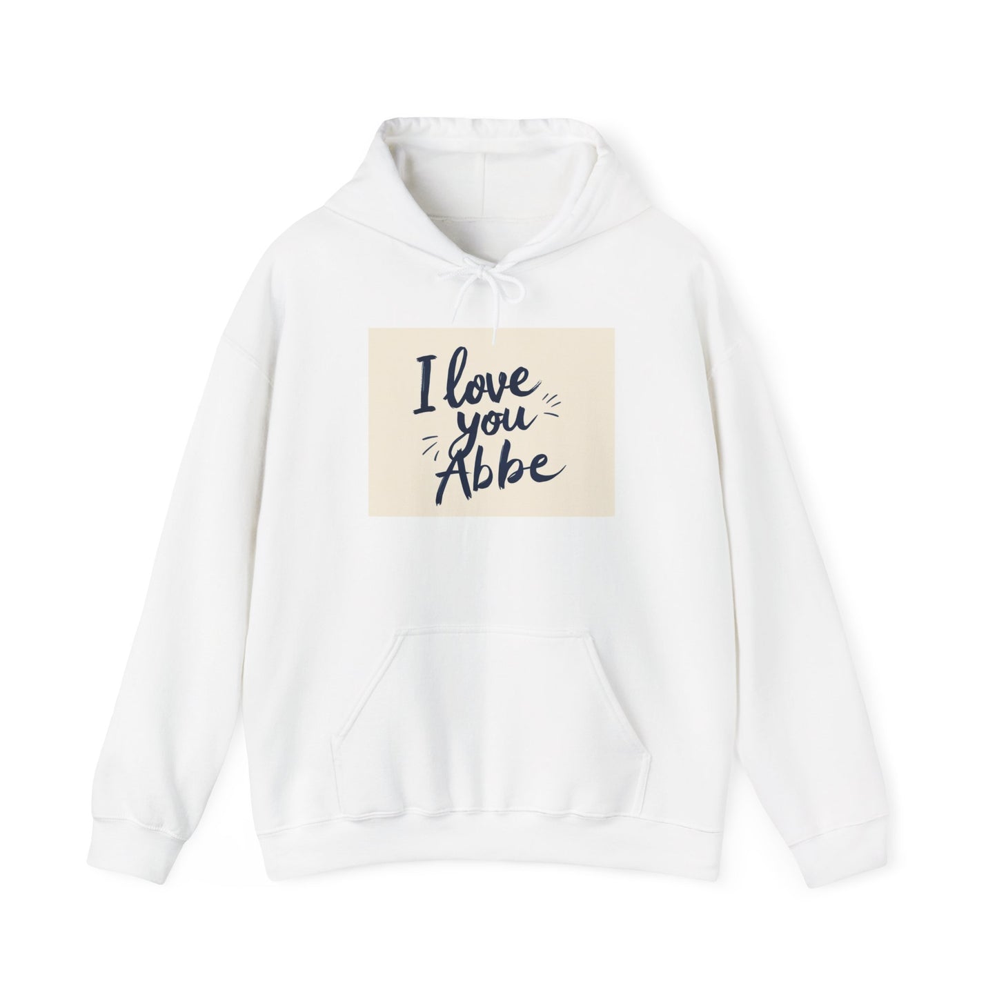 “Valentine special - Express Your Love - I Love You, Abbe Hooded Sweatshirt”