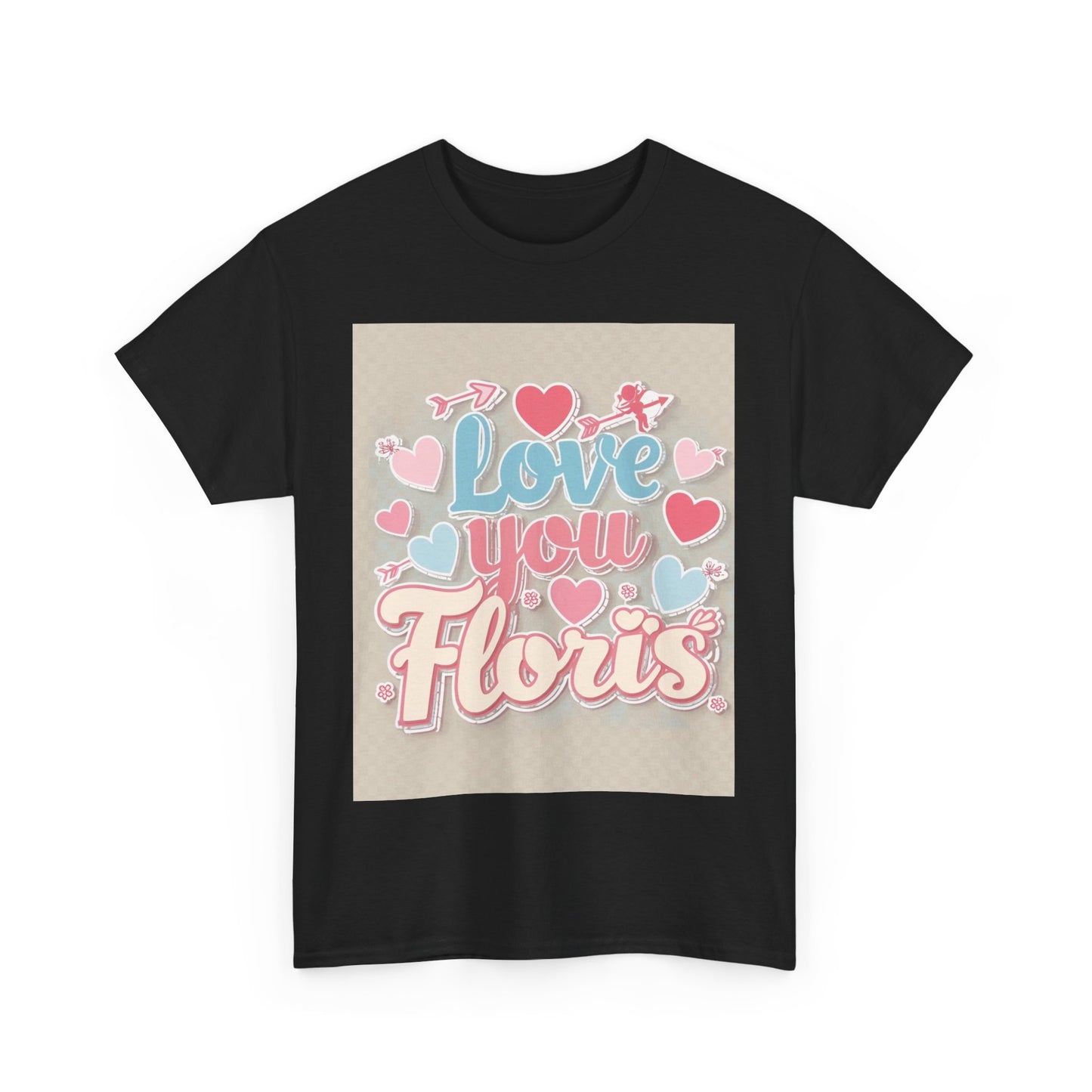 “Valentine special - Express Your Love - I Love You, Floris T-shirt”