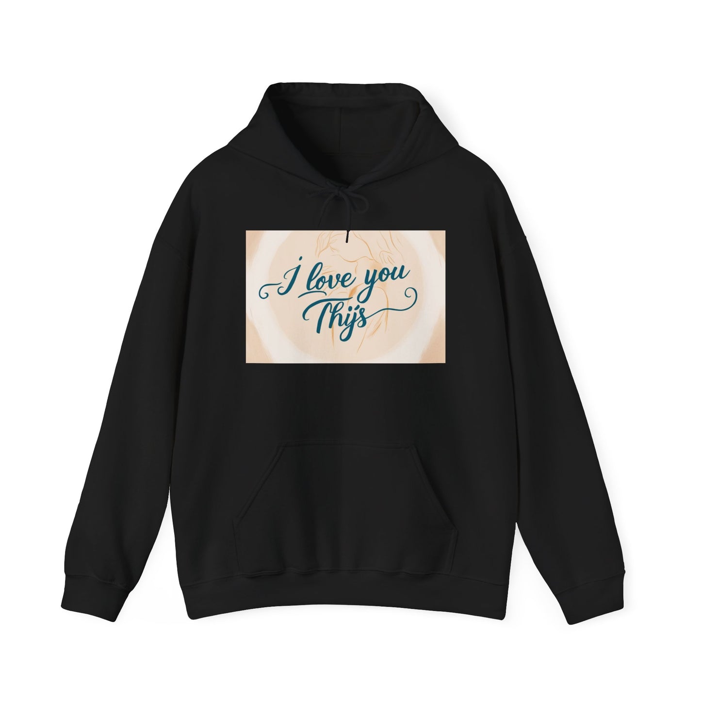 “Valentine special - Express Your Love - I Love You, Thijs Hooded Sweatshirt”