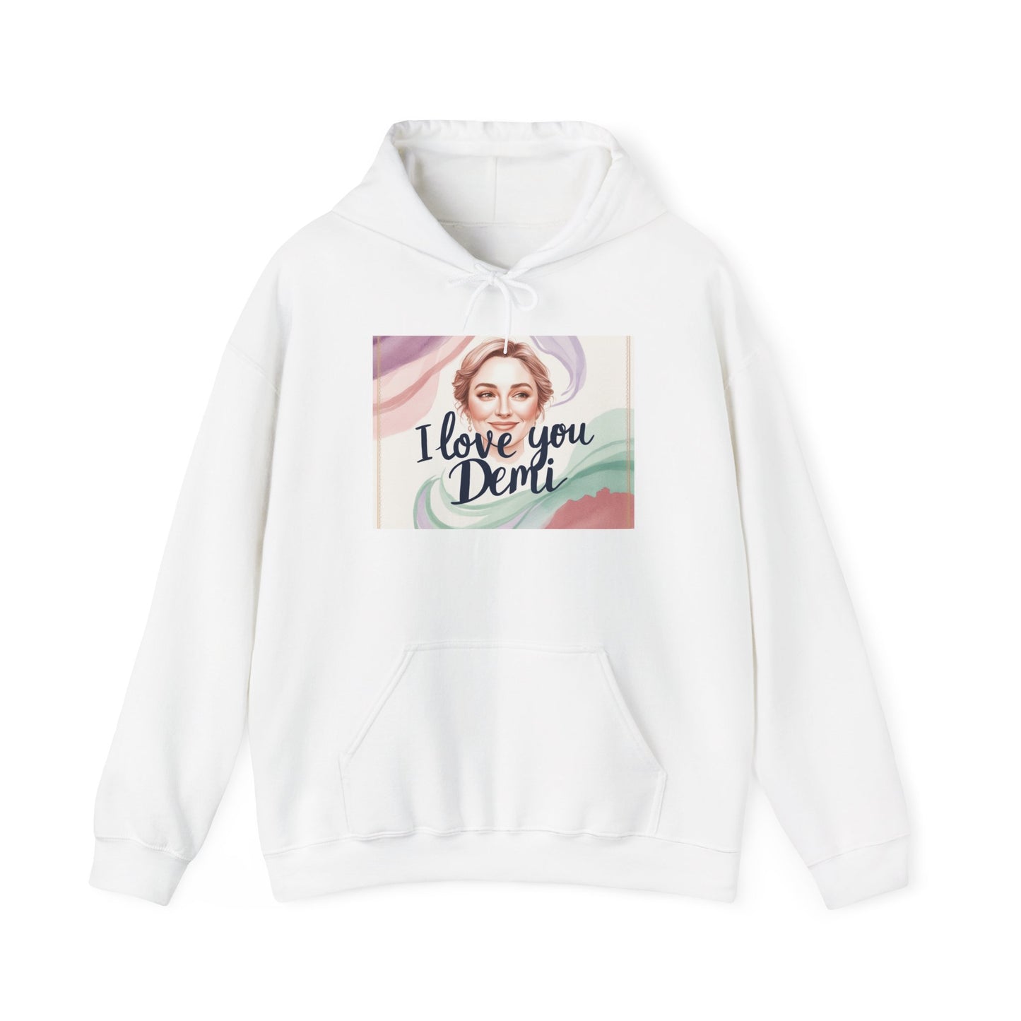 “Valentine special - Express Your Love - I Love You, Demi Hooded Sweatshirt”