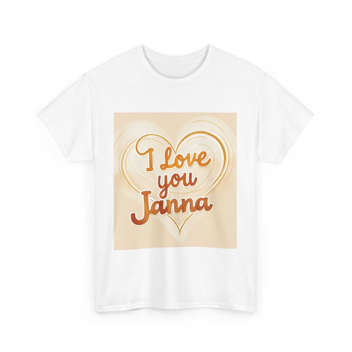 “Valentine special - Express Your Love - I Love You, Janna T-shirt”