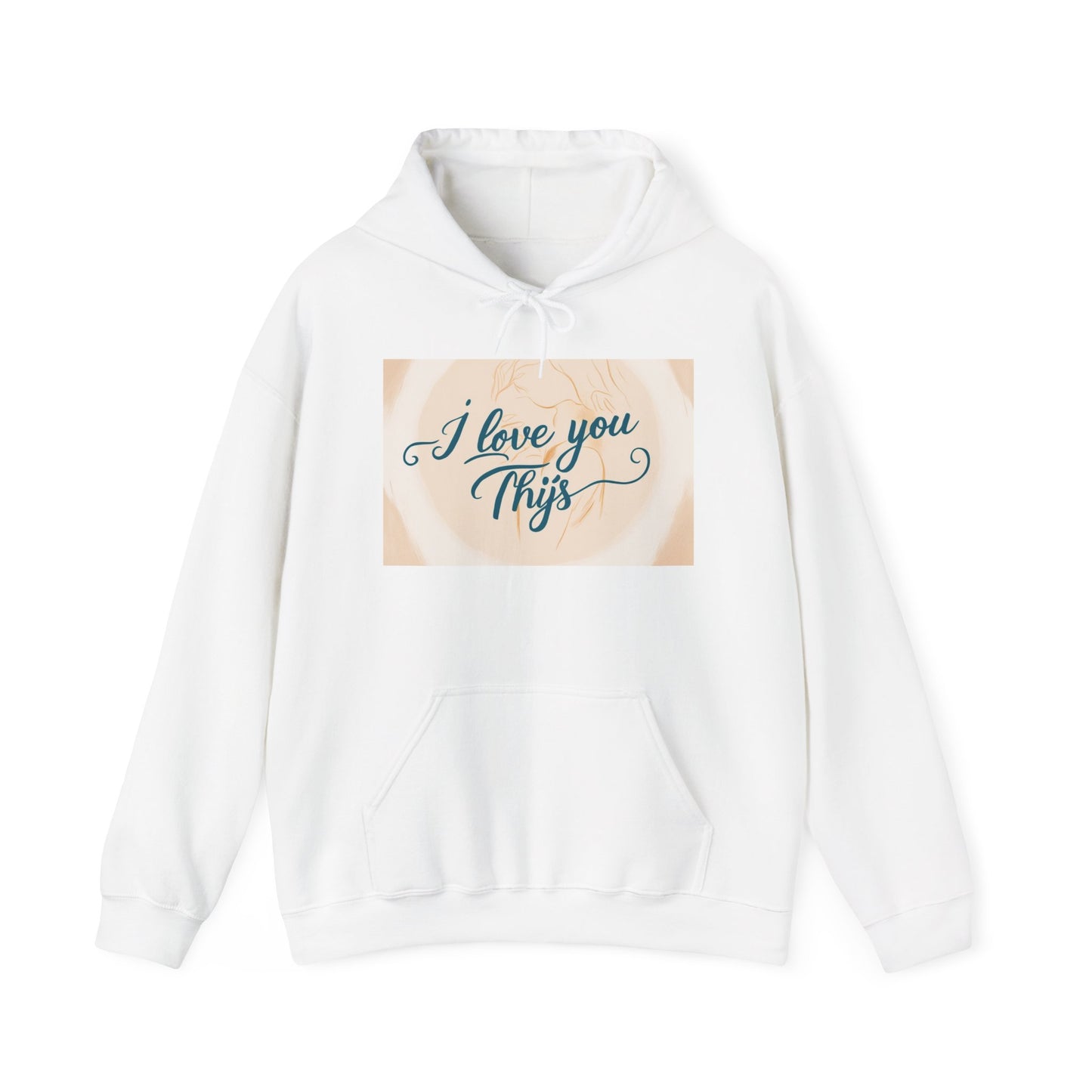 “Valentine special - Express Your Love - I Love You, Thijs Hooded Sweatshirt”