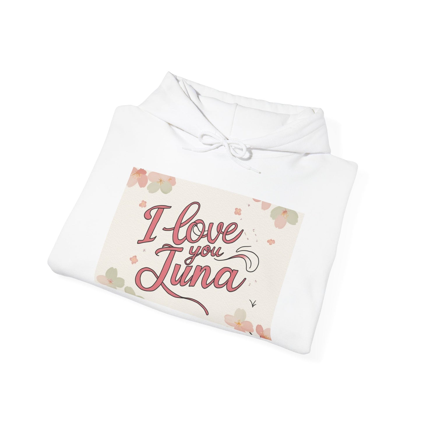“Valentine special - Express Your Love - I Love You, Juna Hooded Sweatshirt”