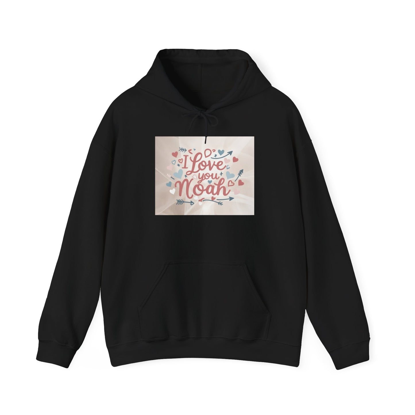 “Valentine special - Express Your Love - I Love You, Noah Hooded Sweatshirt”