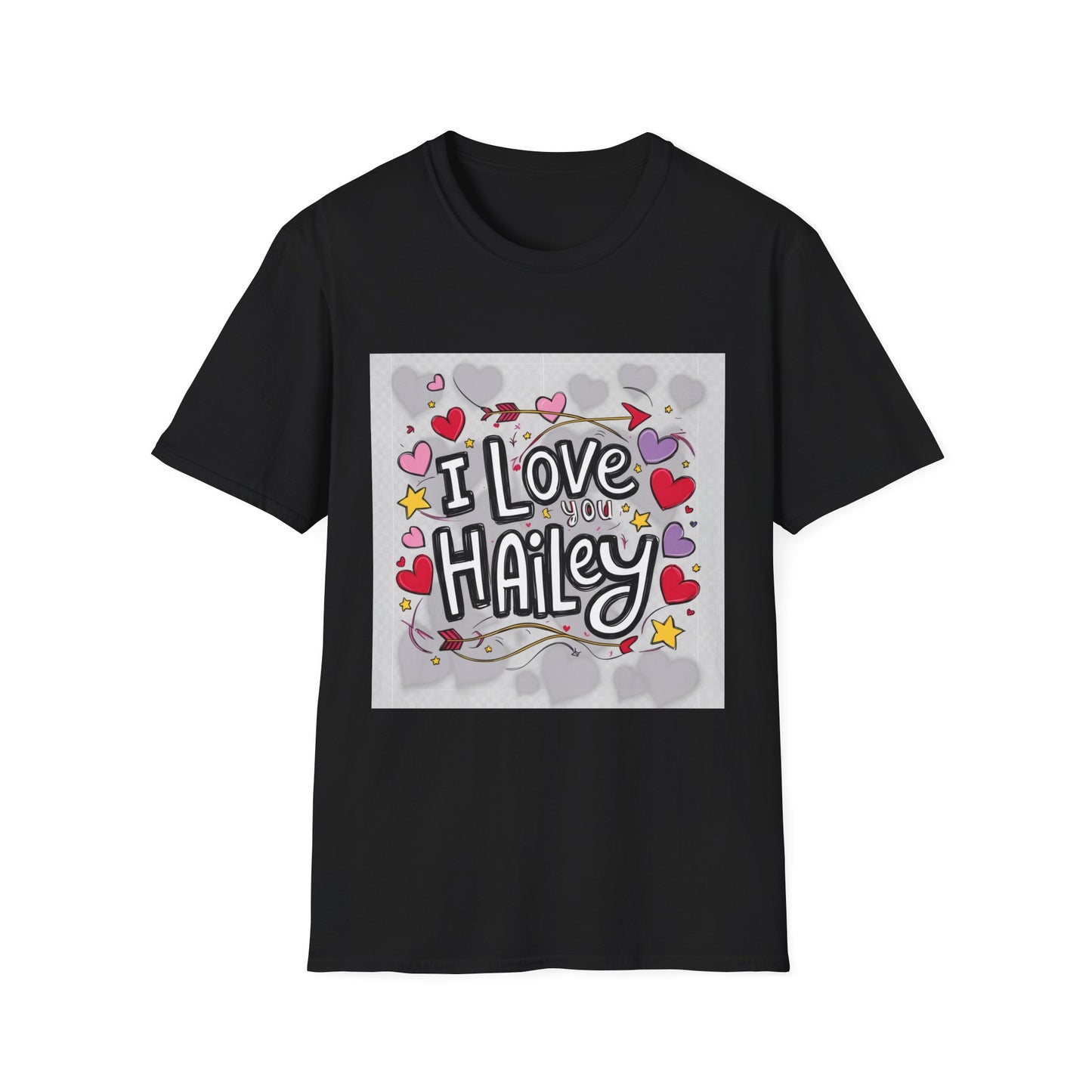“Valentine special - Express Your Love - I Love You, Hailey T-shirt”