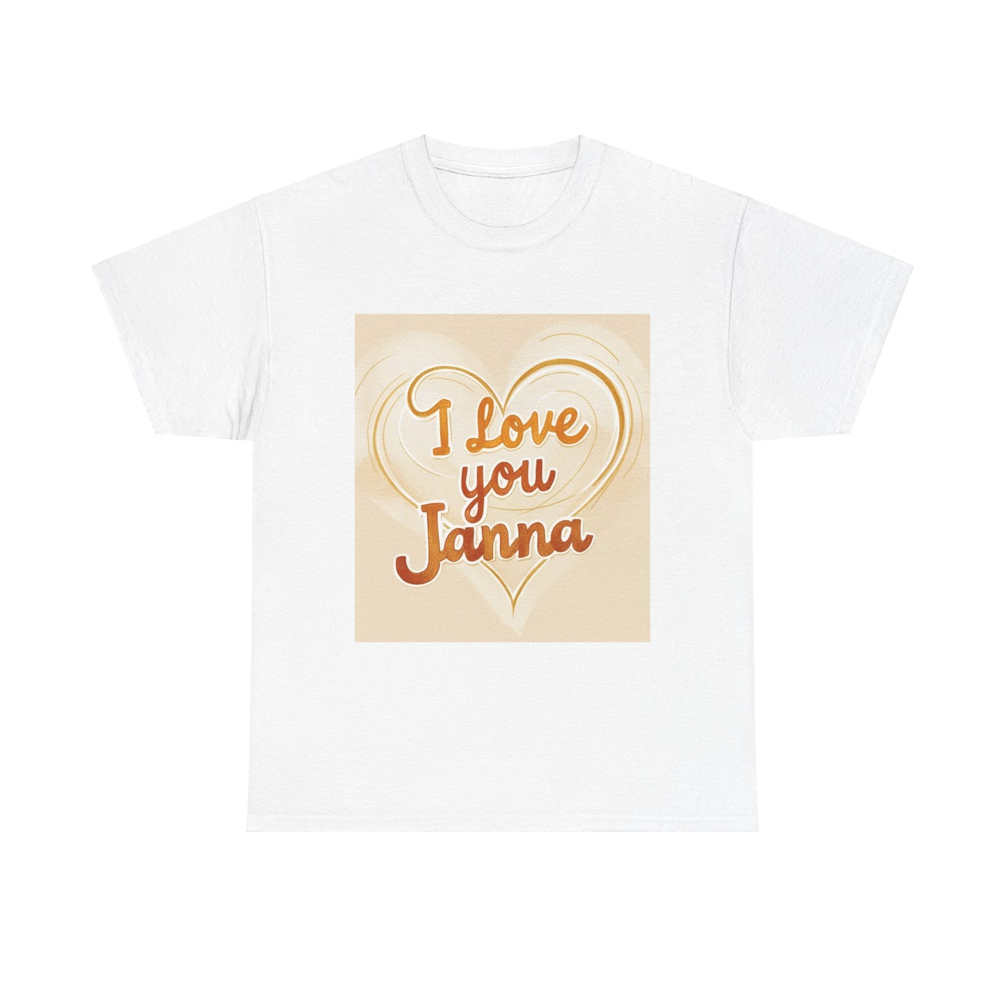 “Valentine special - Express Your Love - I Love You, Janna T-shirt”