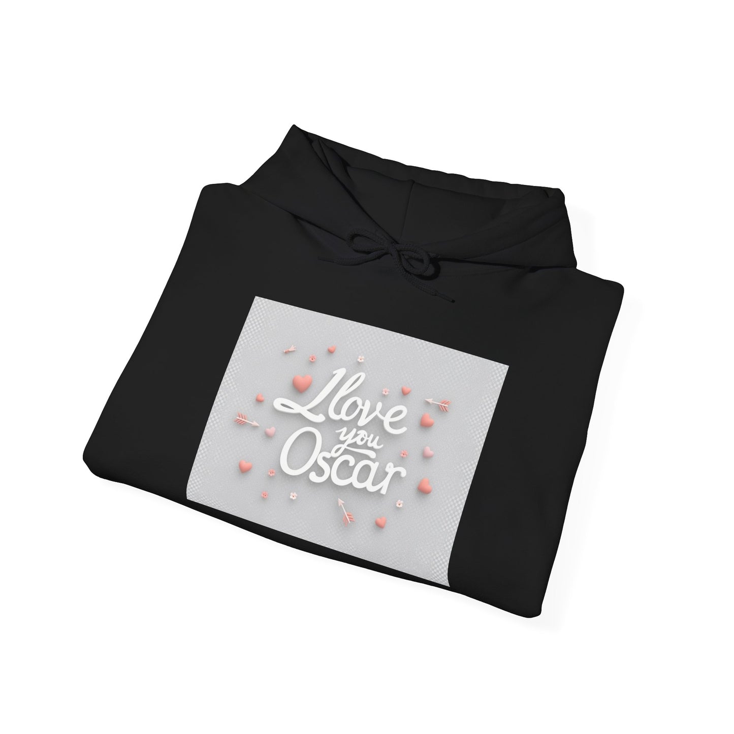 “Valentine special - Express Your Love - I Love You, Oscar Hooded Sweatshirt”