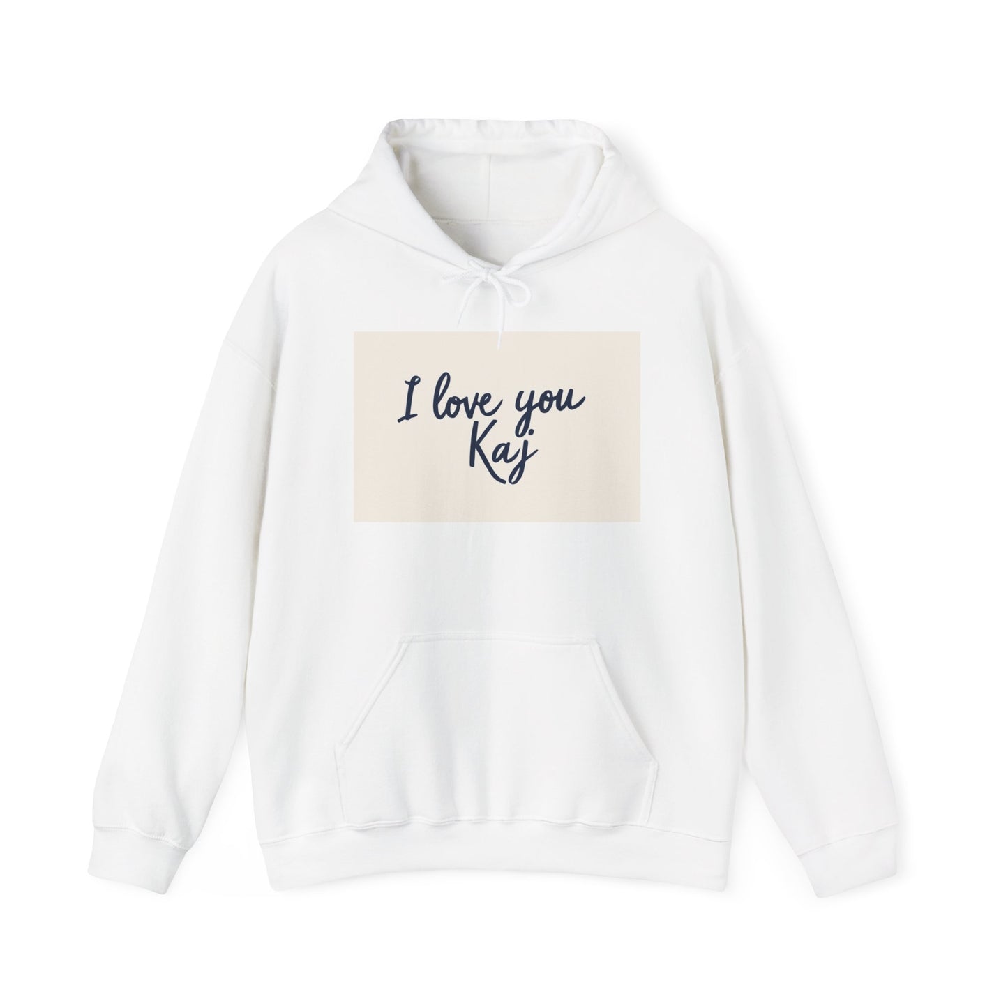 “Valentine special - Express Your Love - I Love You, Kaj Hooded Sweatshirt”