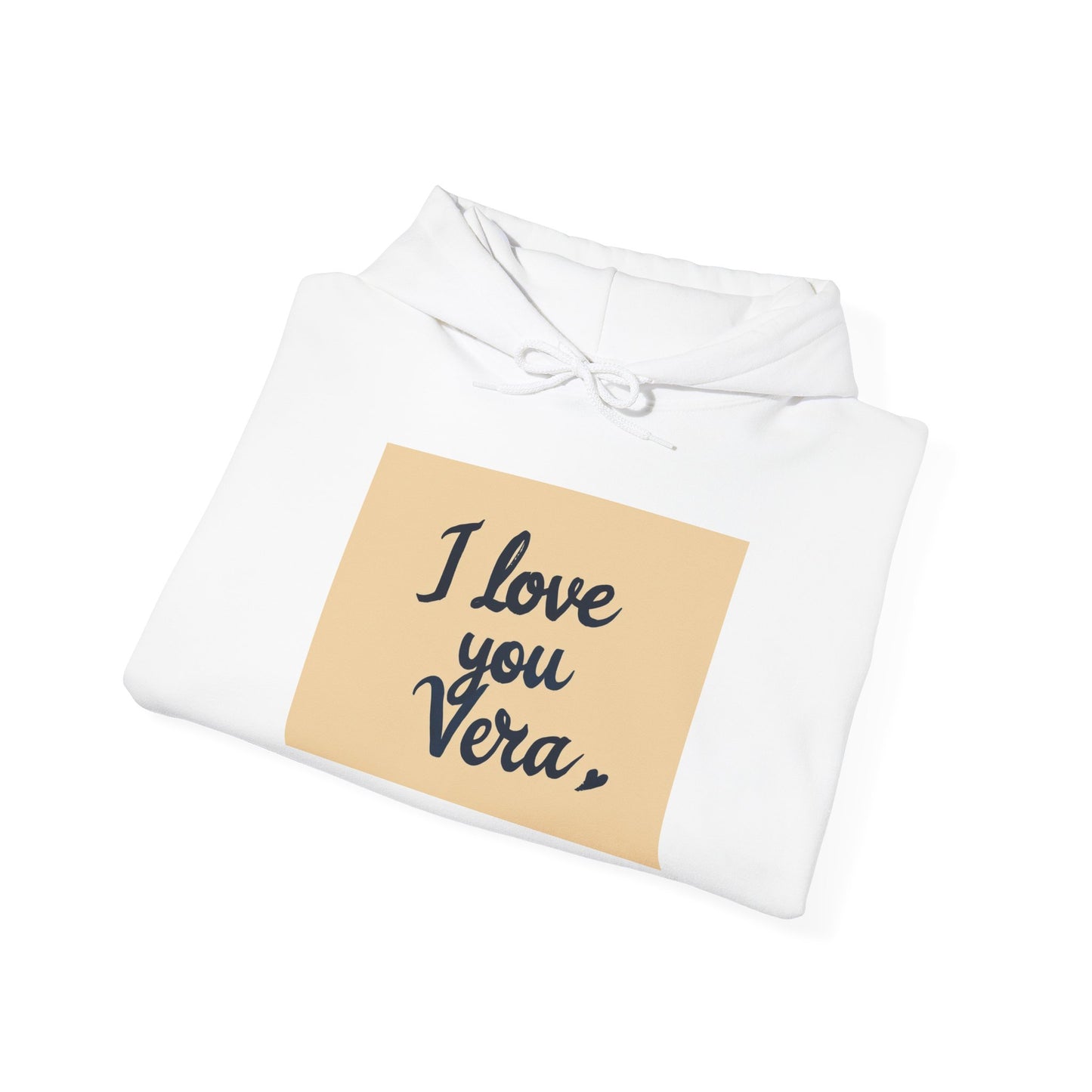 “Valentine special - Express Your Love - I Love You, Vera Hooded Sweatshirt”