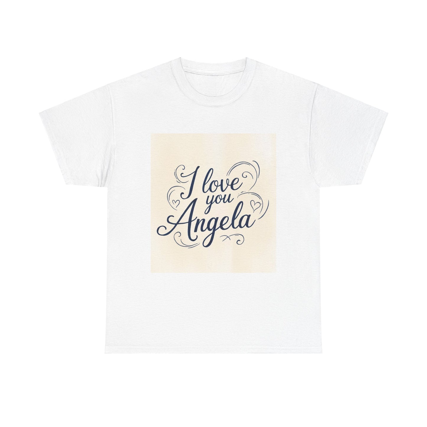 “Valentine special - Express Your Love - I Love You, Angela T-shirt”