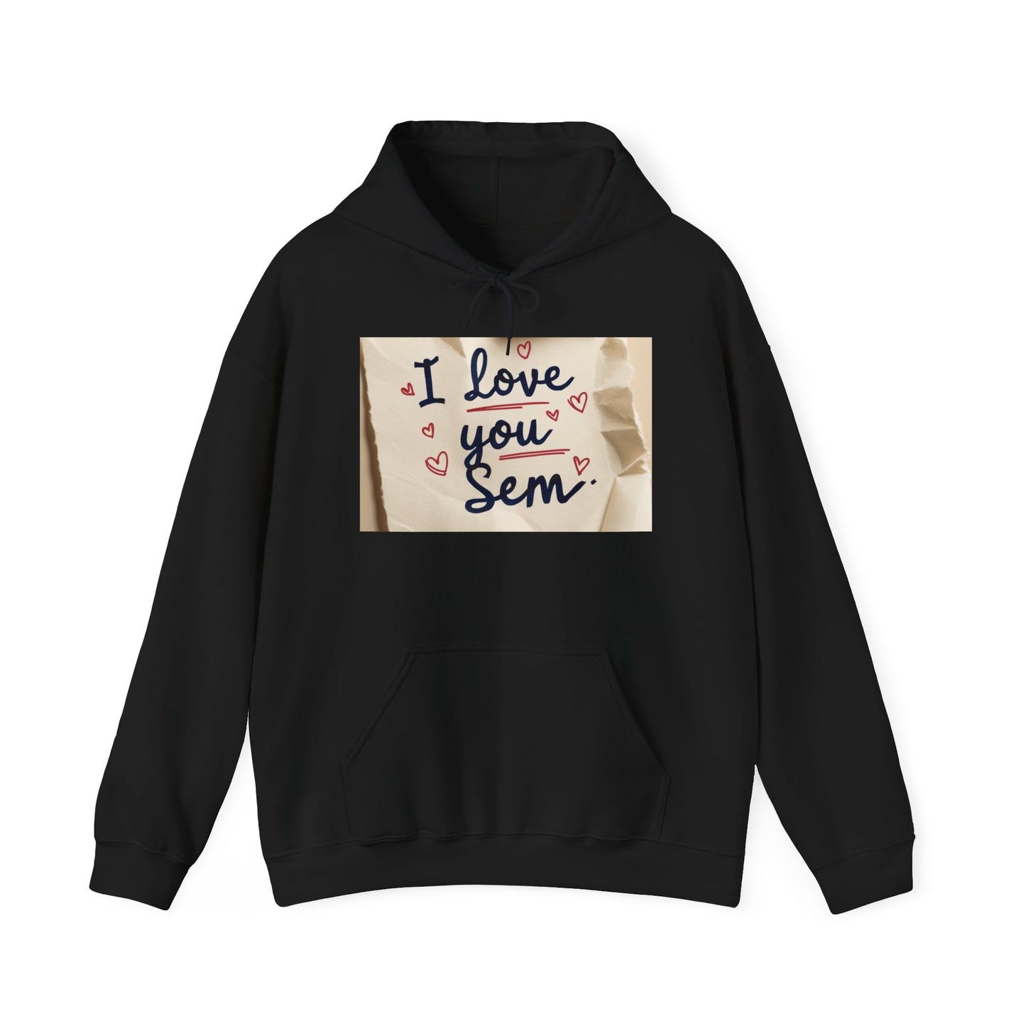 “Valentine special - Express Your Love - I Love You, Sem Hooded Sweatshirt”