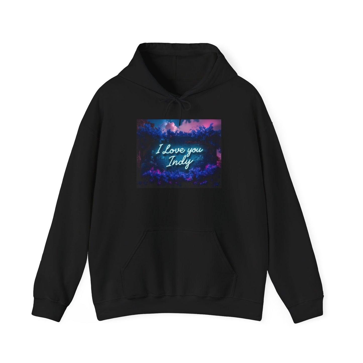 “Valentine special - Express Your Love - I Love You, Indy Hooded Sweatshirt”