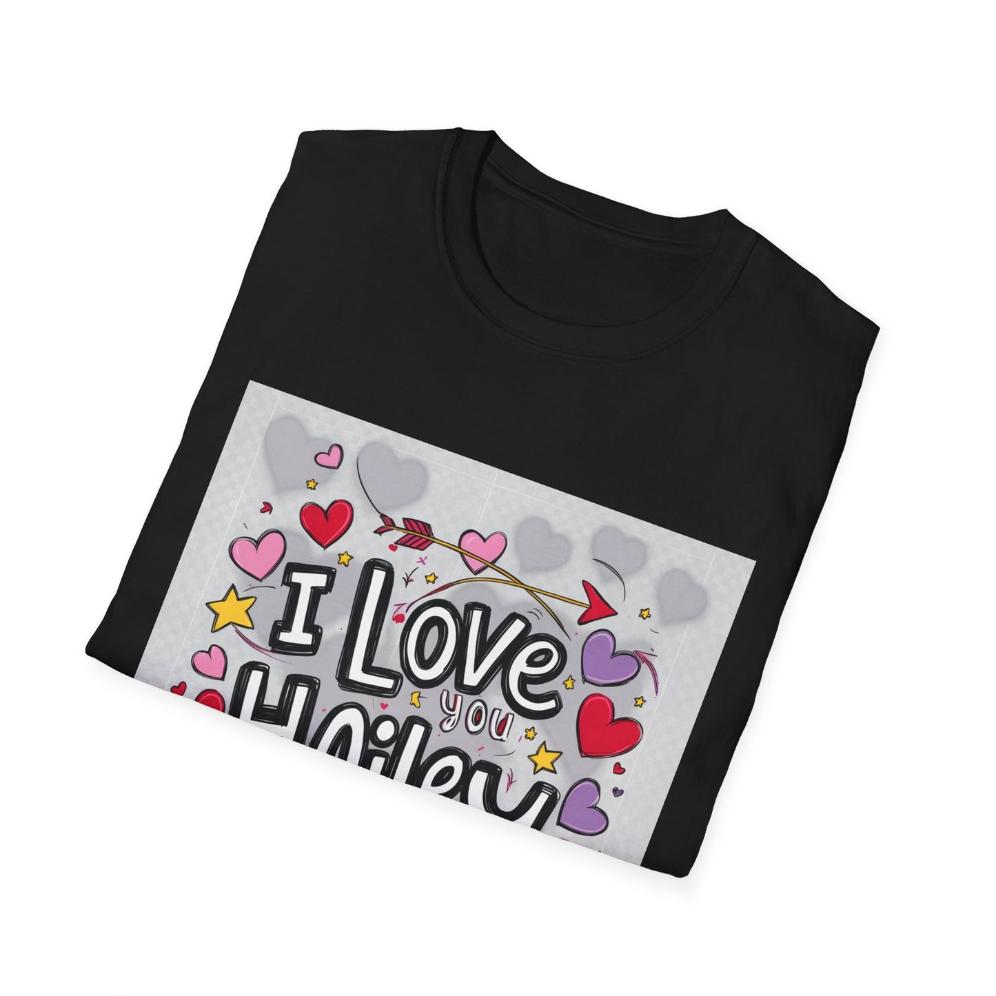 “Valentine special - Express Your Love - I Love You, Hailey T-shirt”