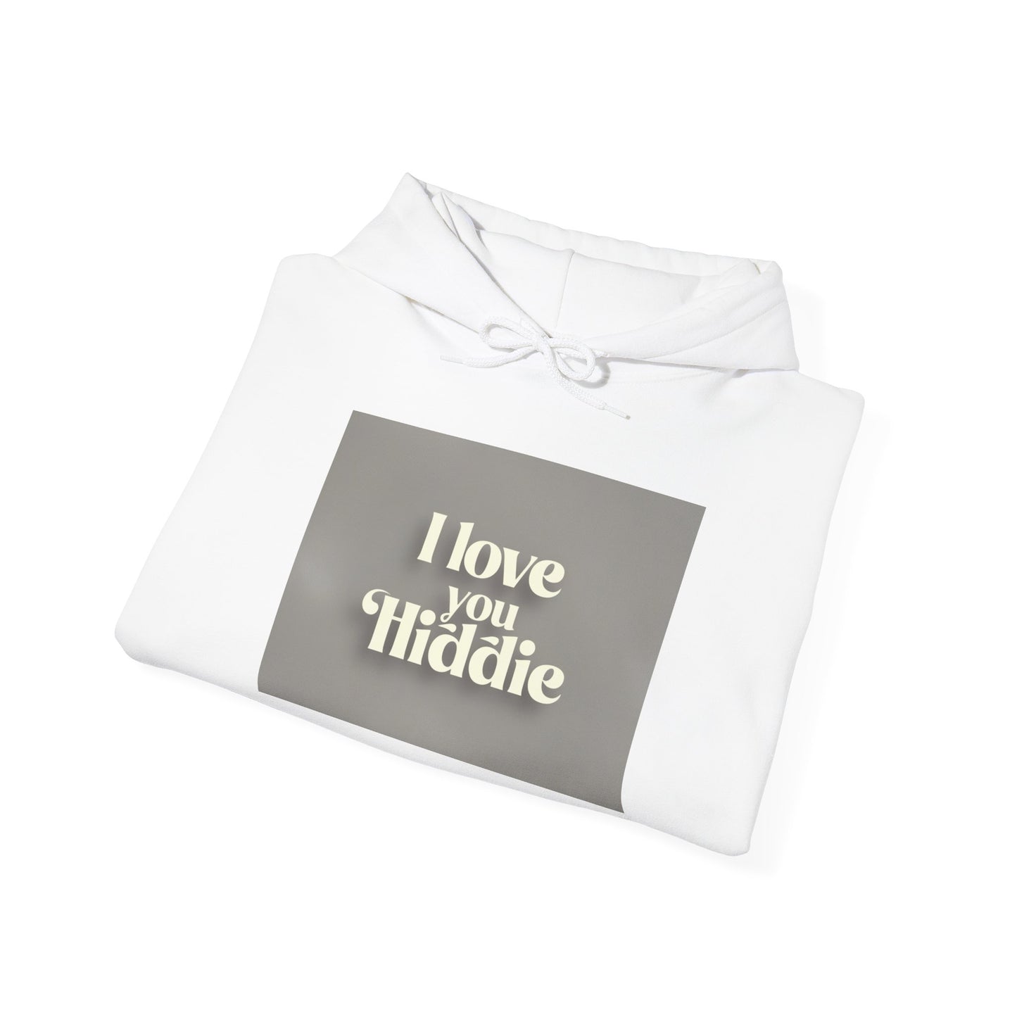 “Valentine special - Express Your Love - I Love You, Hiddie Hooded Sweatshirt”