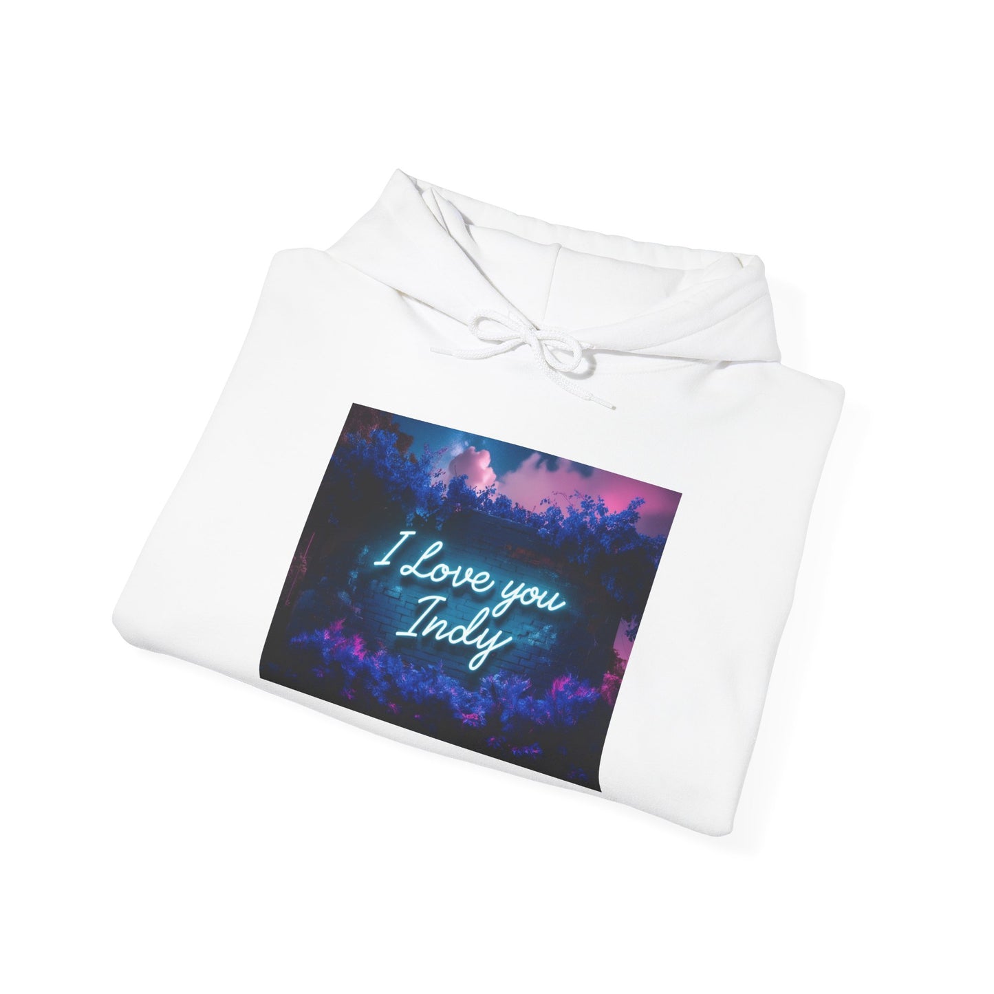 “Valentine special - Express Your Love - I Love You, Indy Hooded Sweatshirt”