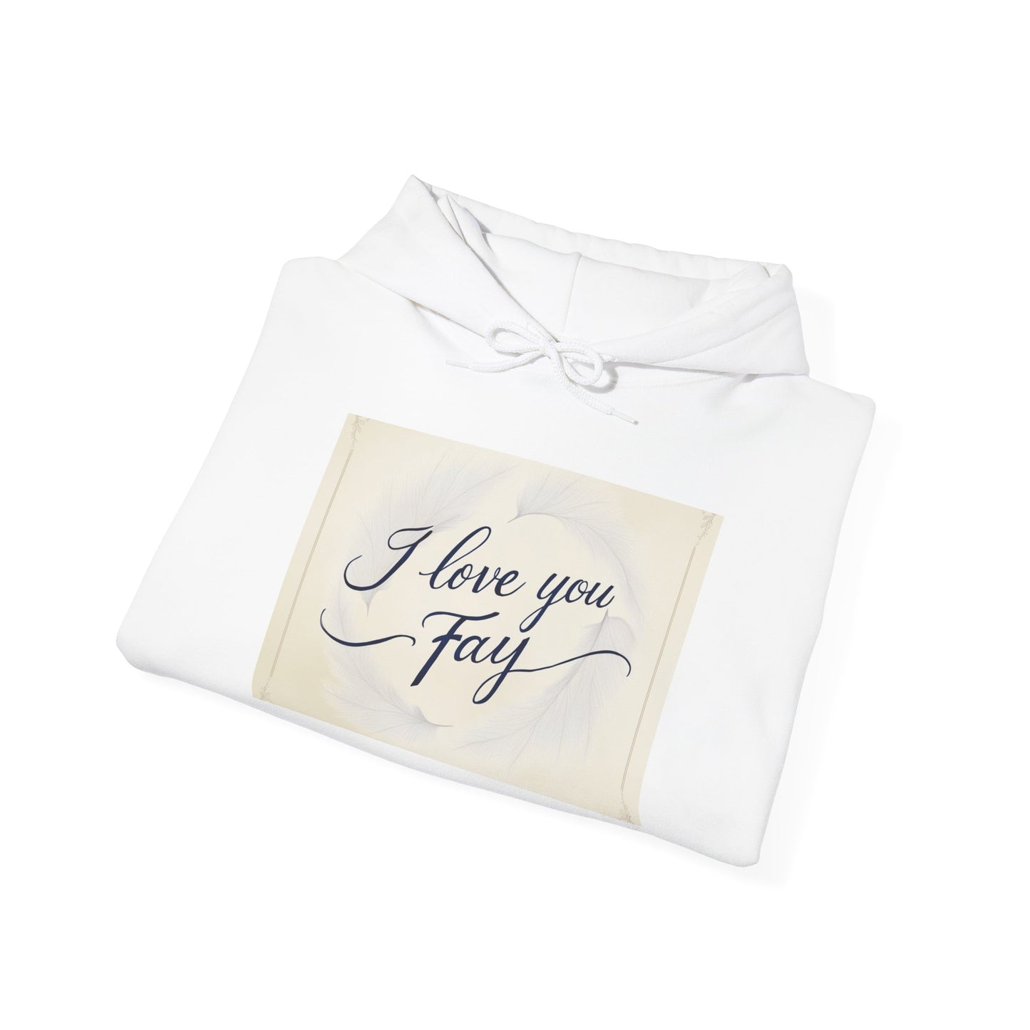“Valentine special - Express Your Love - I Love You, Fay Hooded Sweatshirt”