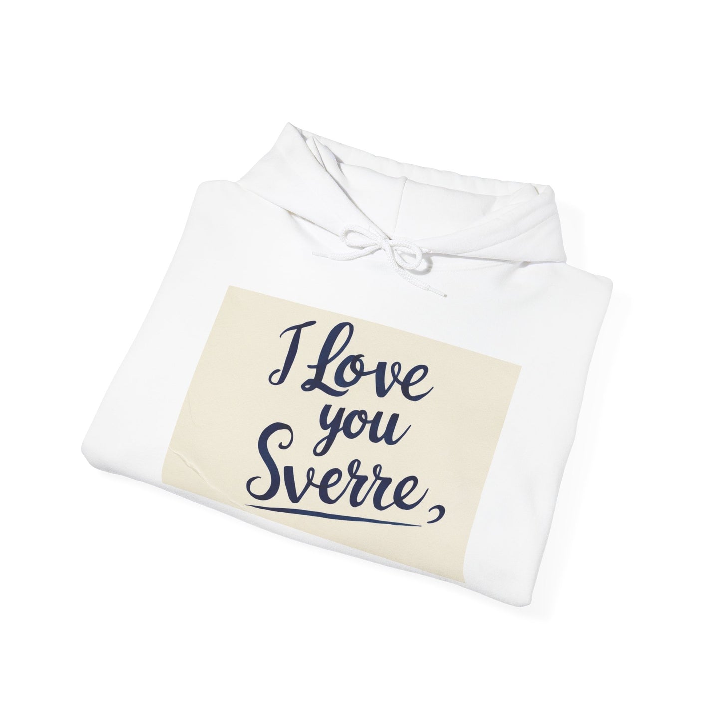 “Valentine special - Express Your Love - I Love You, Sverre Hooded Sweatshirt”