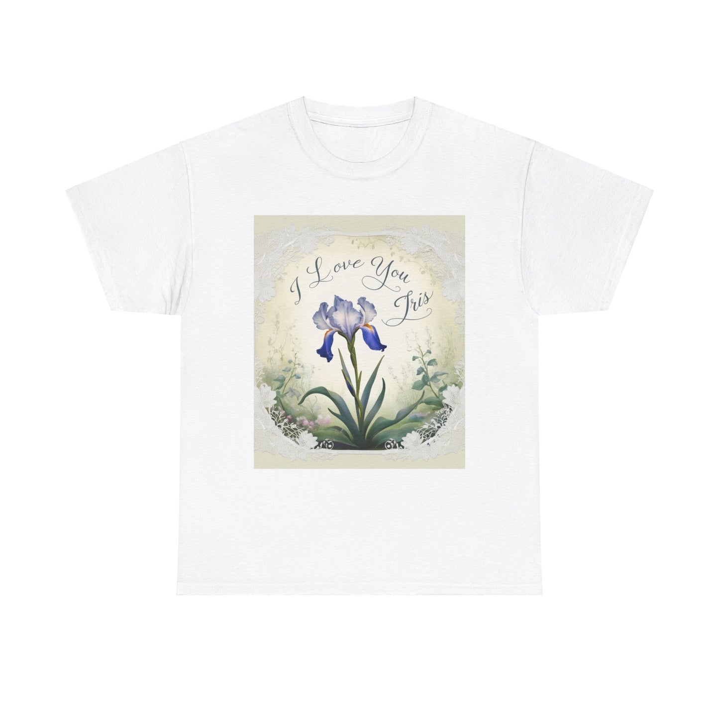 “Valentine special - Express Your Love - I Love You, Iris T-shirt”