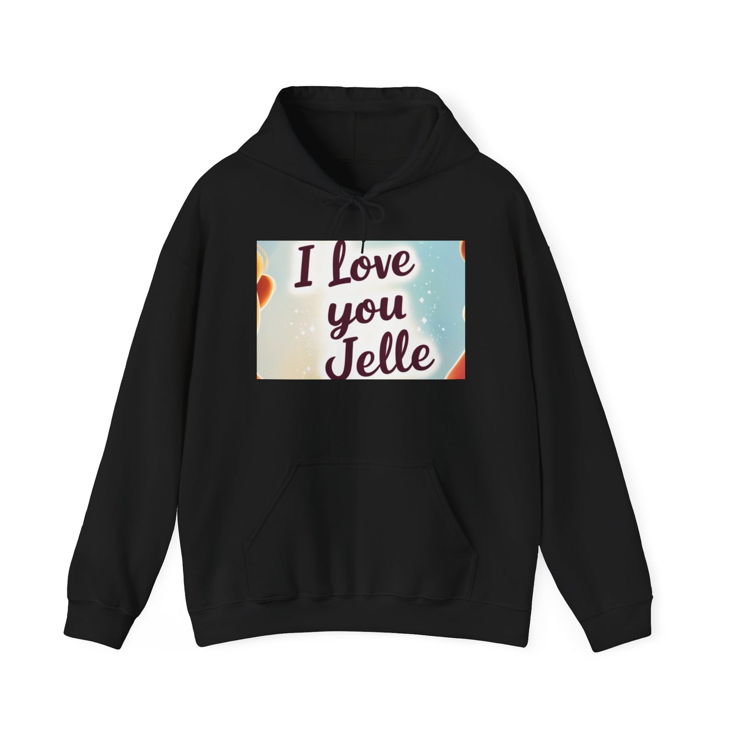 “Valentine special - Express Your Love - I Love You, Jelle Hooded Sweatshirt”
