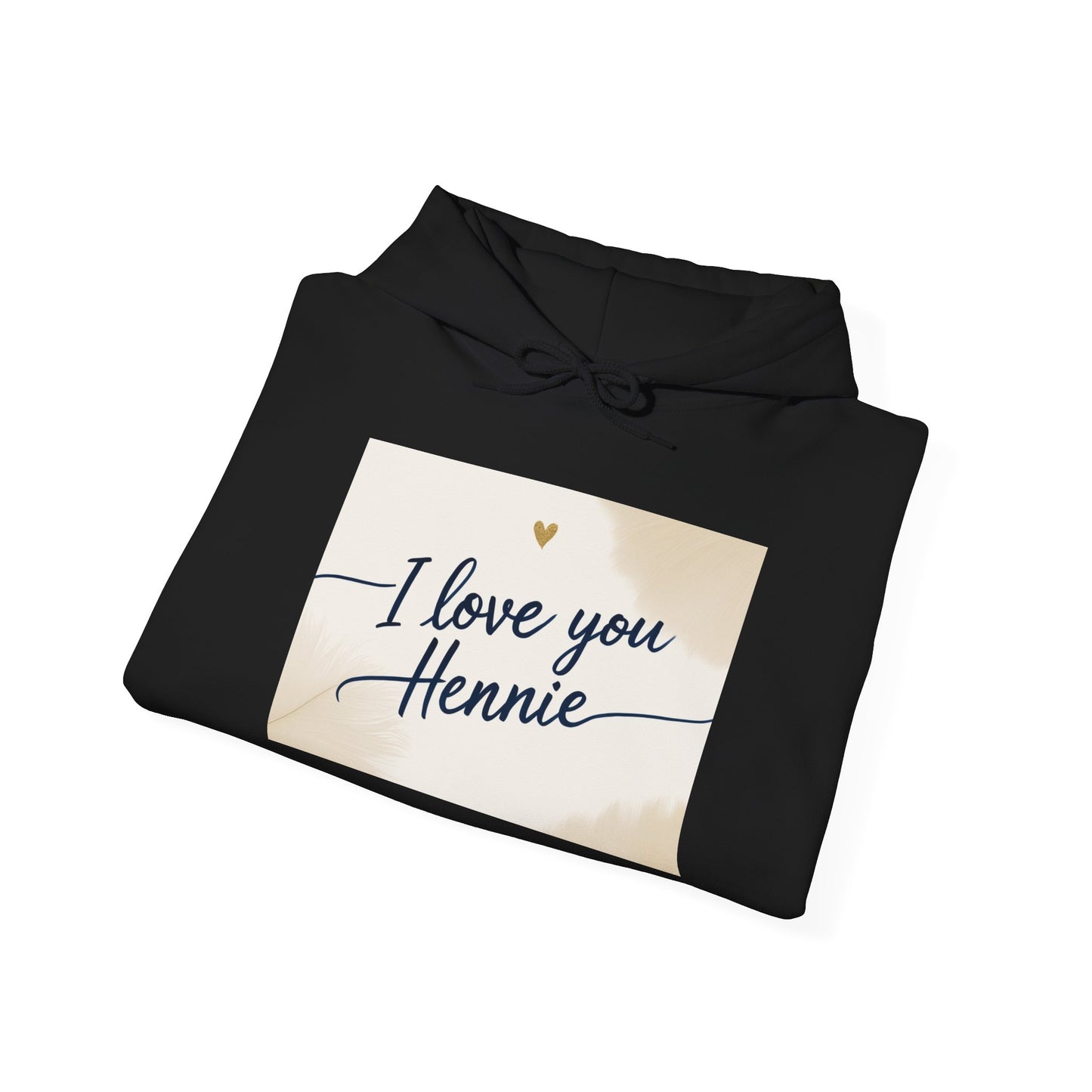 “Valentine special - Express Your Love - I Love You, Hennie Hooded Sweatshirt”