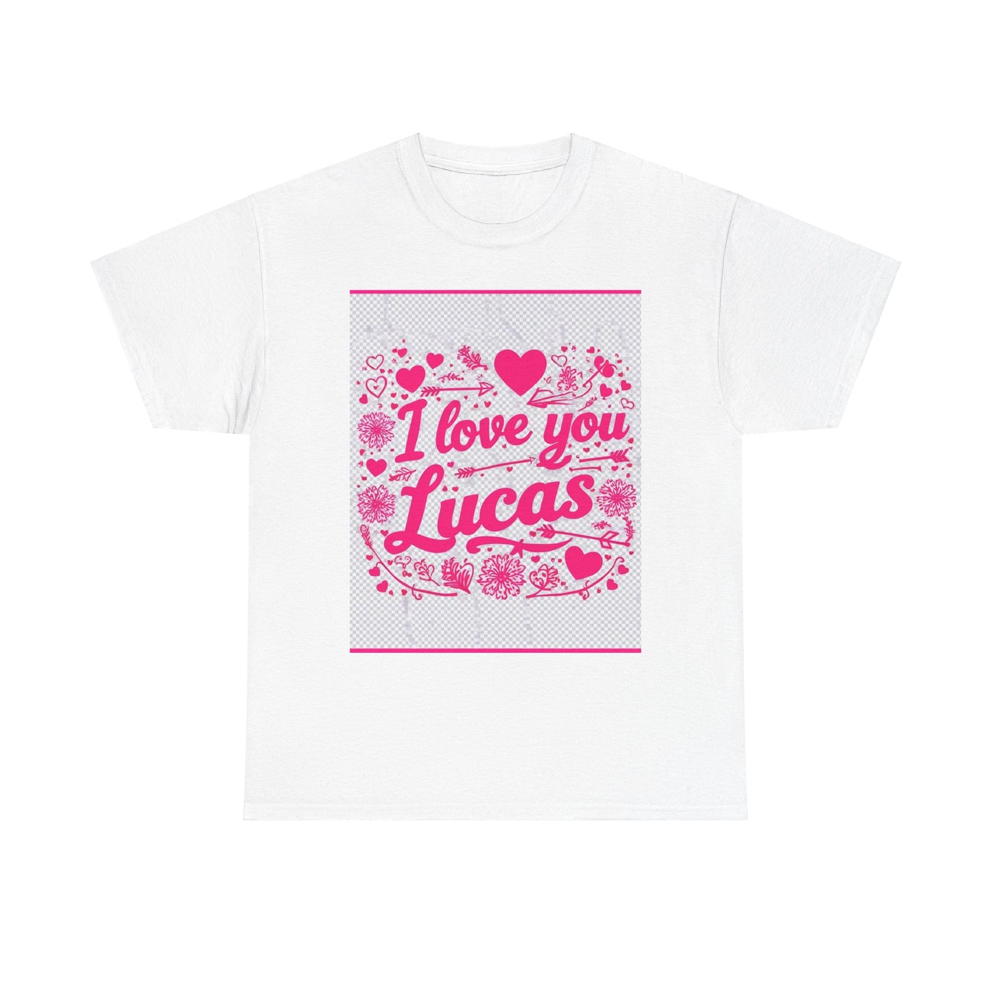 “Valentine special - Express Your Love - I Love You, Lucas T-shirt”