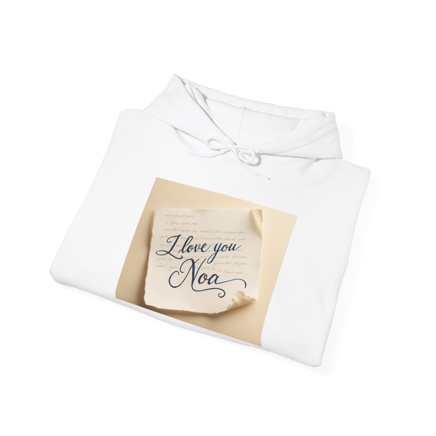 “Valentine special - Express Your Love - I Love You, Noa Hooded Sweatshirt”