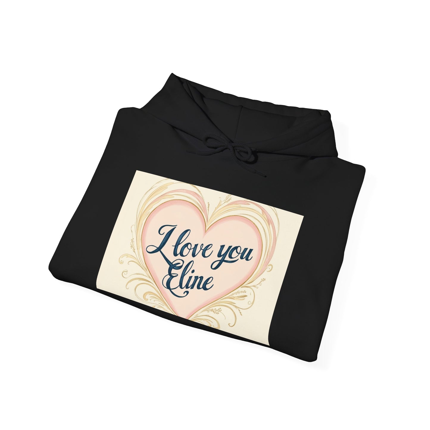 “Valentine special - Express Your Love - I Love You, Eline Hooded Sweatshirt”