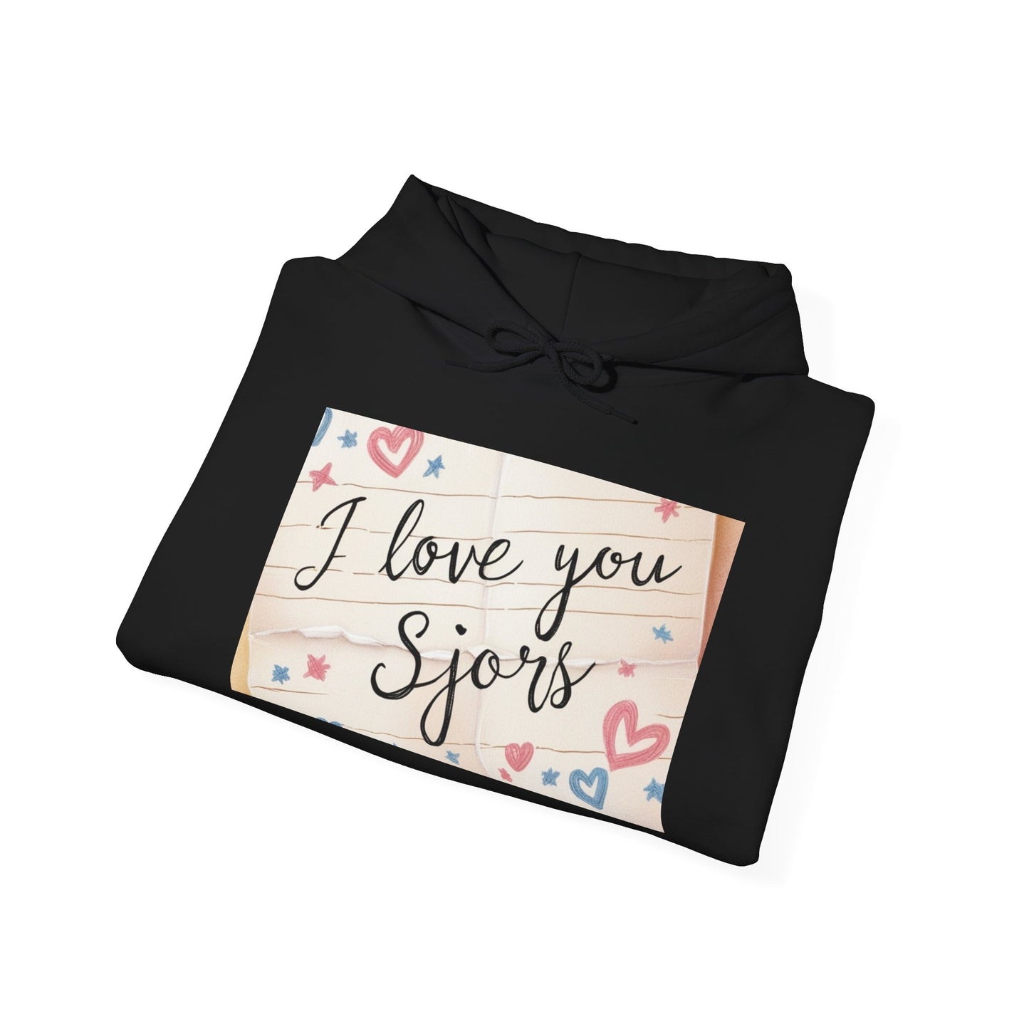 “Valentine special - Express Your Love - I Love You, Sjors Hooded Sweatshirt”