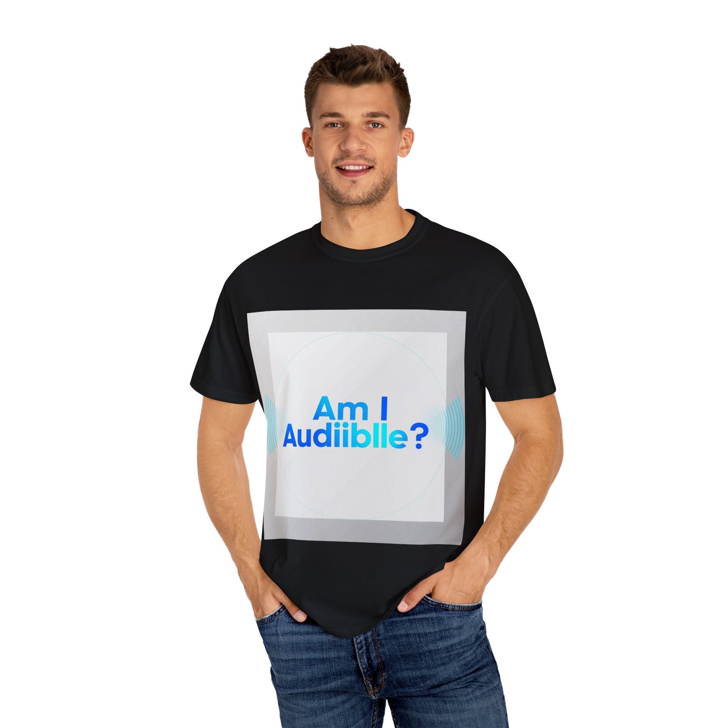 "Funny Am I audible? T-shirt"